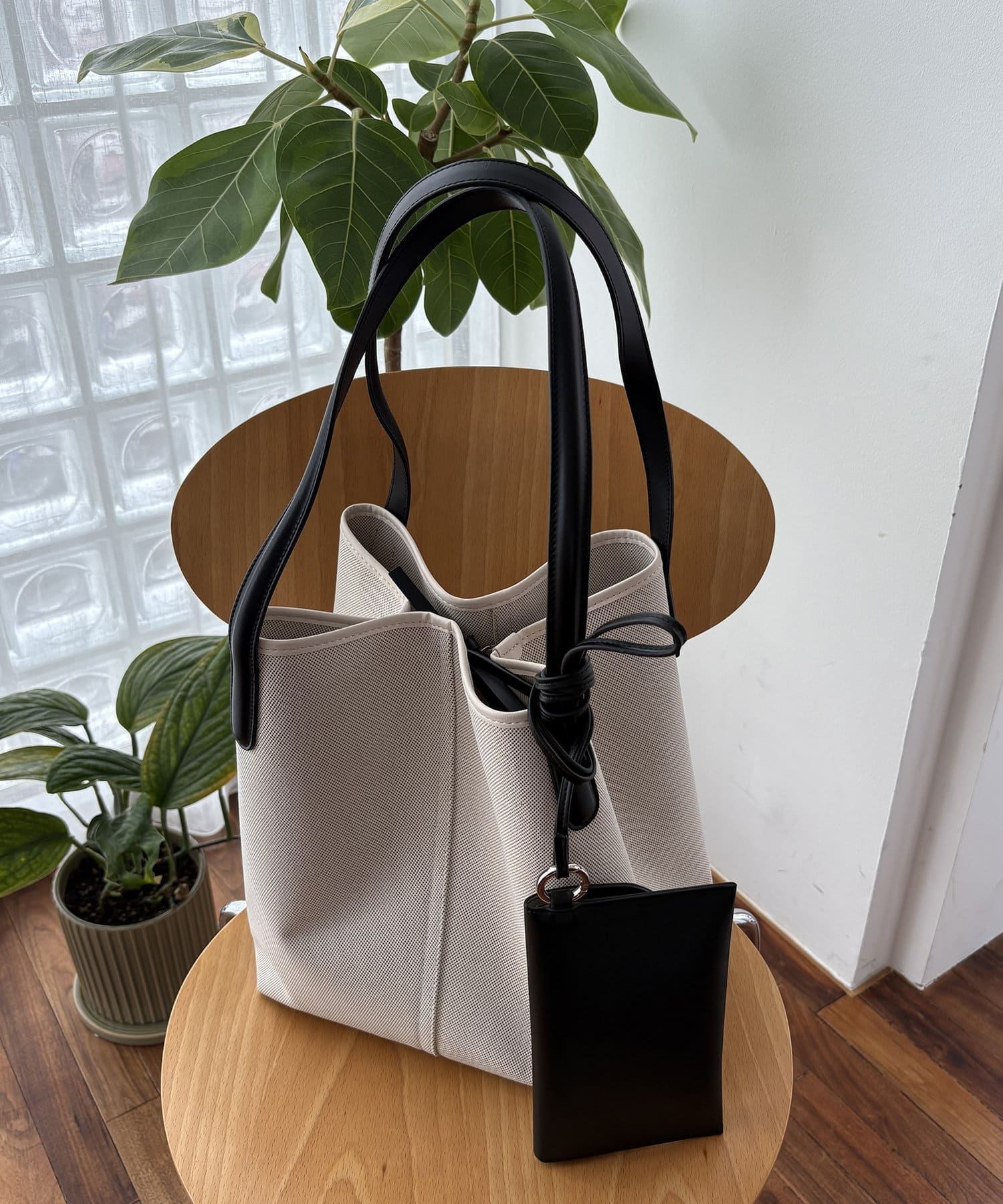 CAPRICIEUX LE'MAGE(カプリシュレマージュ) バイカラートートバッグ