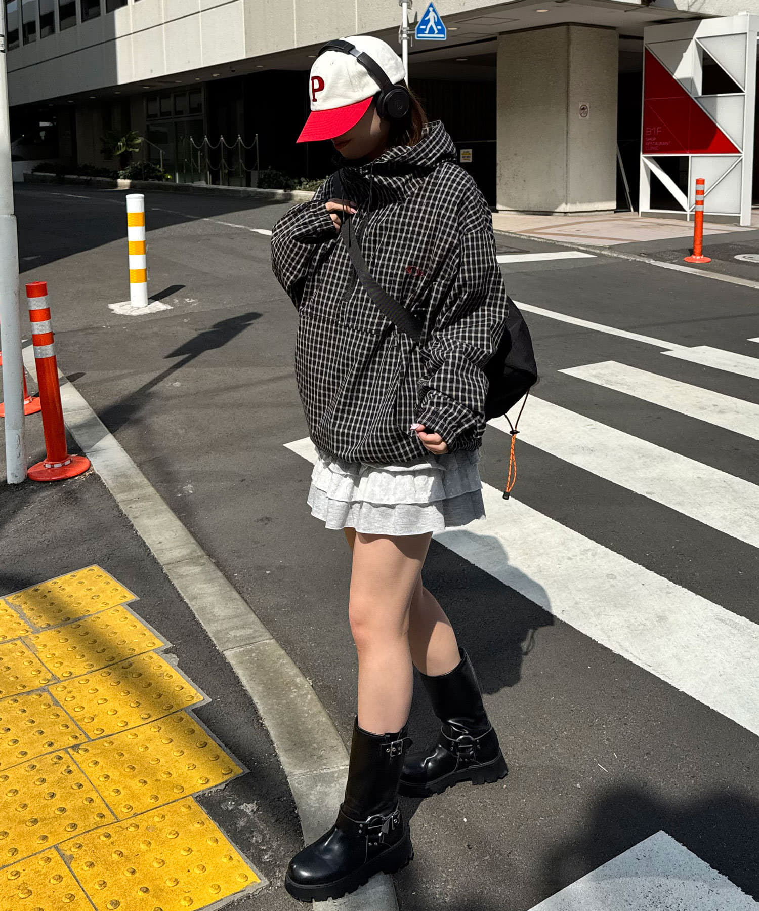 CIAOPANIC(チャオパニック) アノラックチェックシャツジャケット