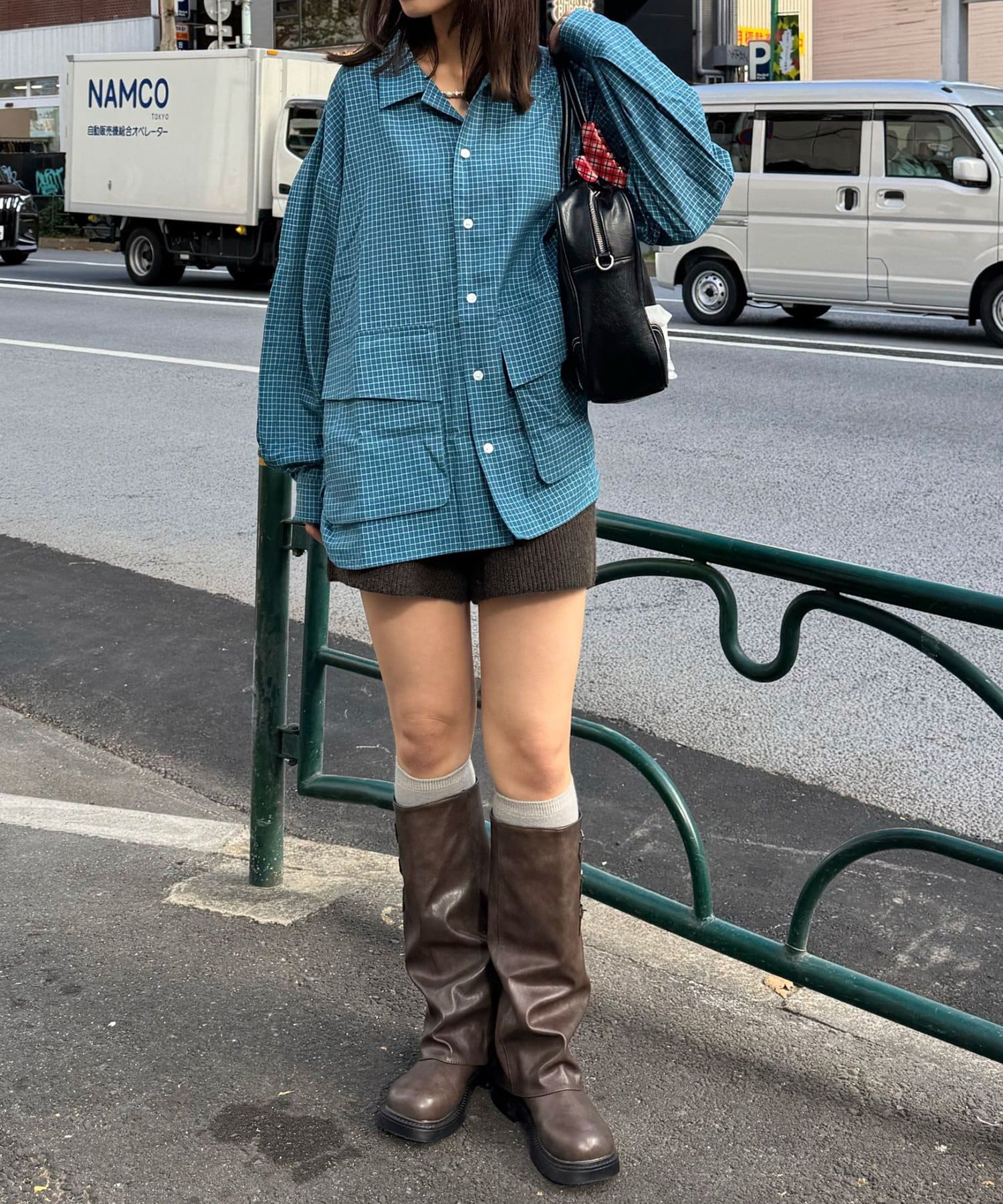 CIAOPANIC(チャオパニック) BIGポケットチェックシャツ