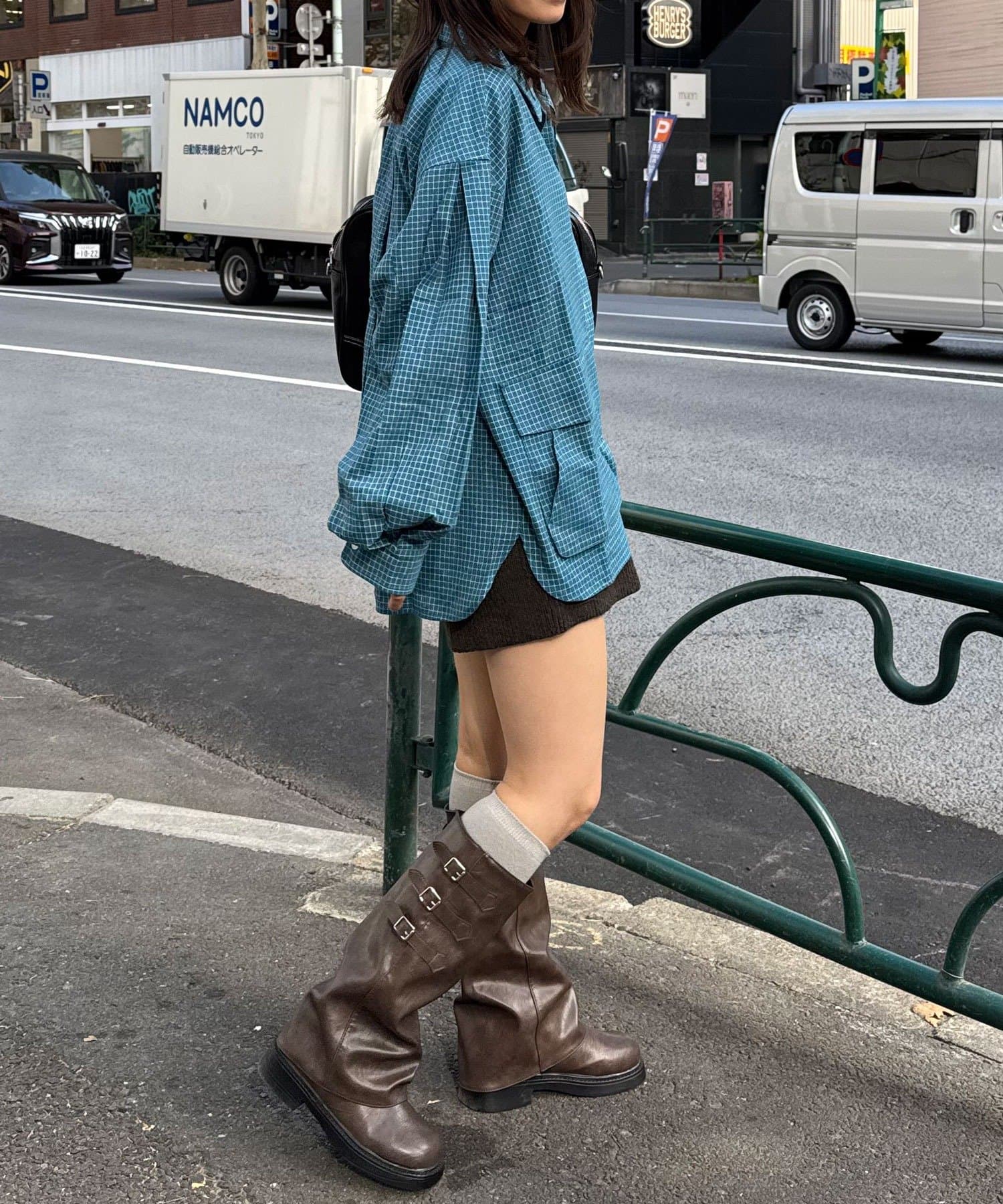 CIAOPANIC(チャオパニック) BIGポケットチェックシャツ