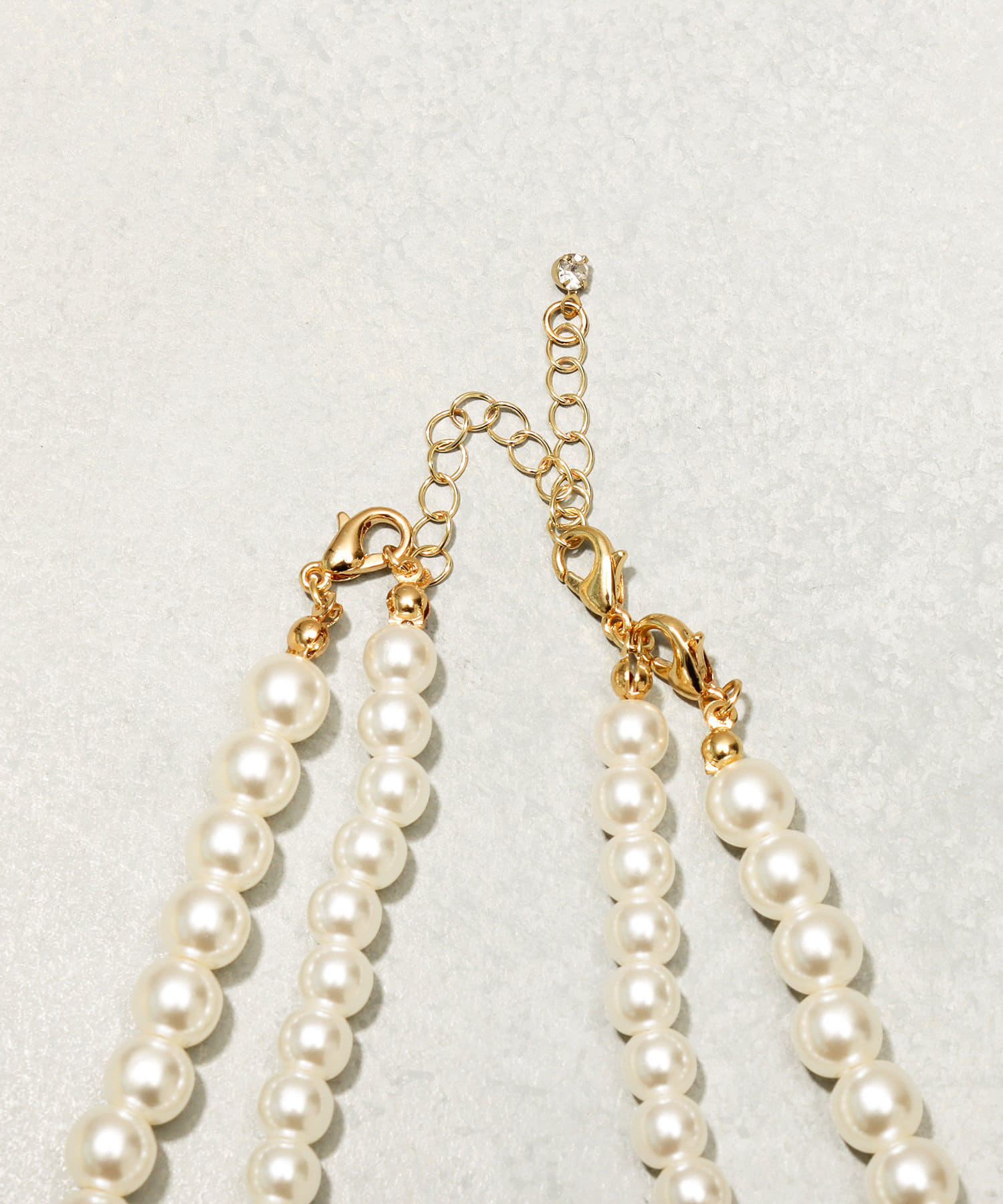 3COINS(スリーコインズ) 3wayパールネックレス