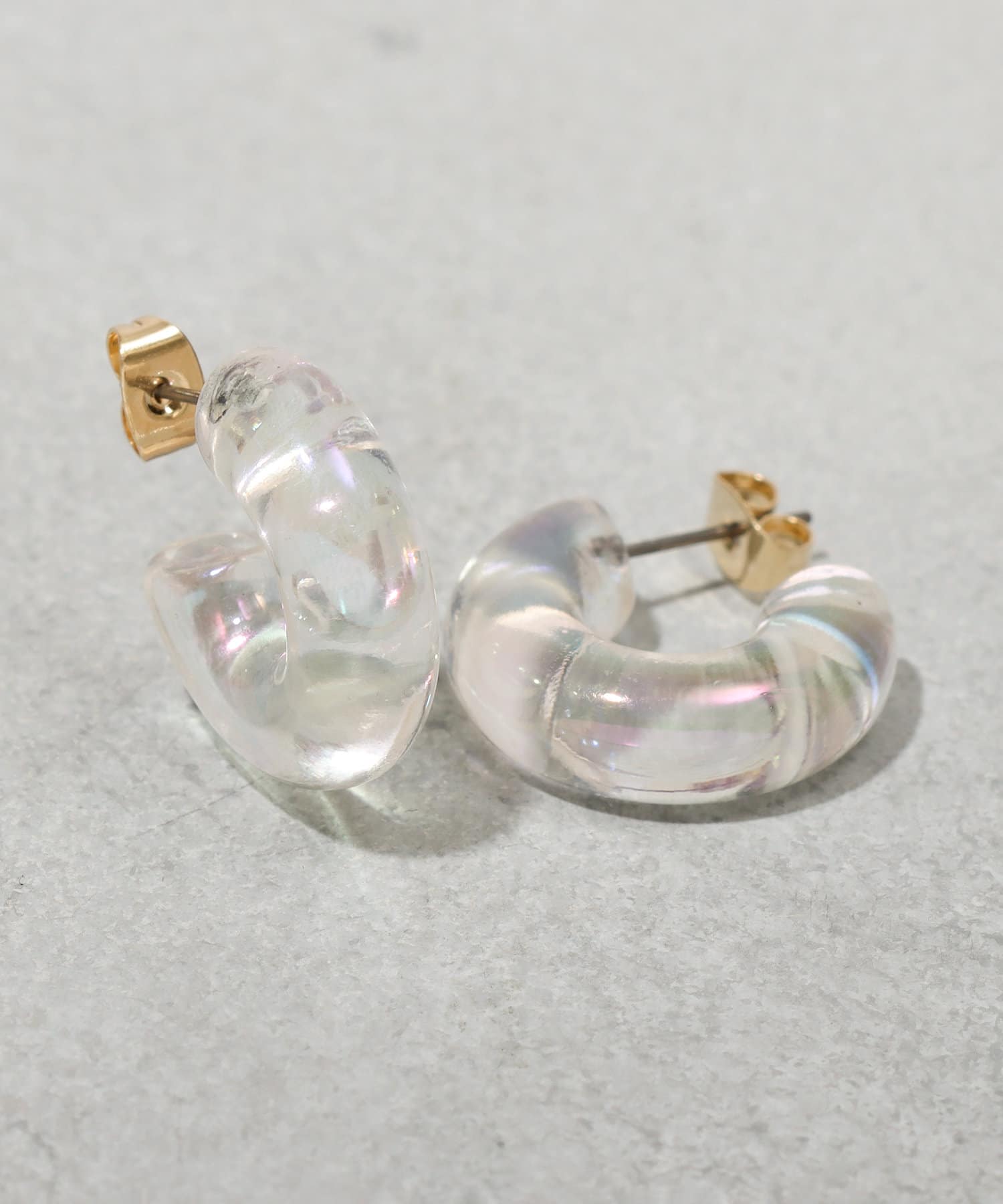 3COINS(スリーコインズ) オーロラフープピアス