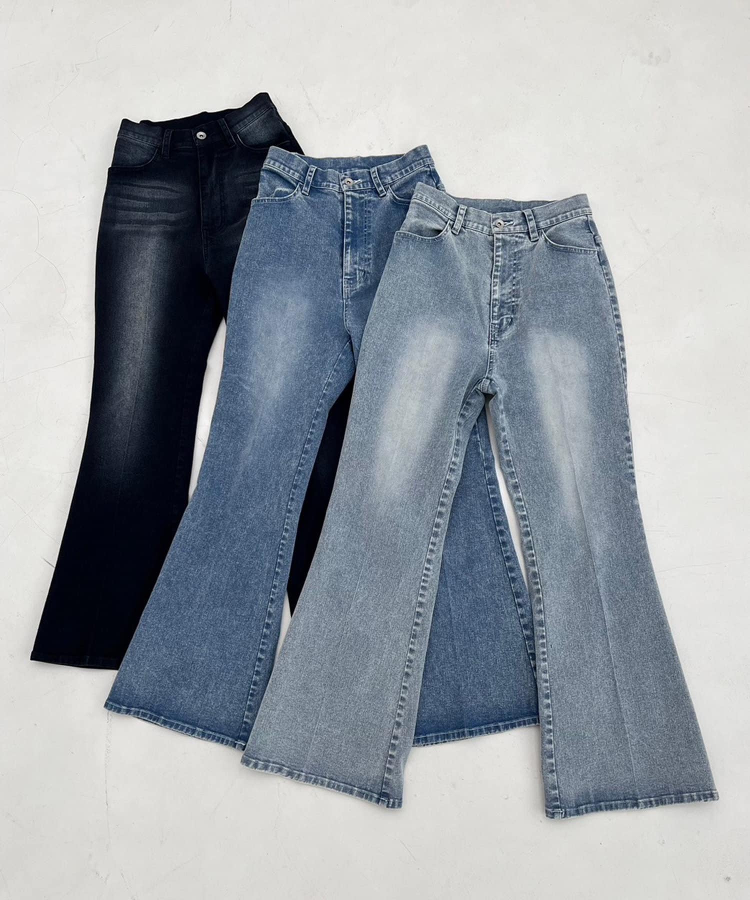 one after another NICE CLAUP(ワンアフターアナザー ナイスクラップ) ストレッチデニムパンツ