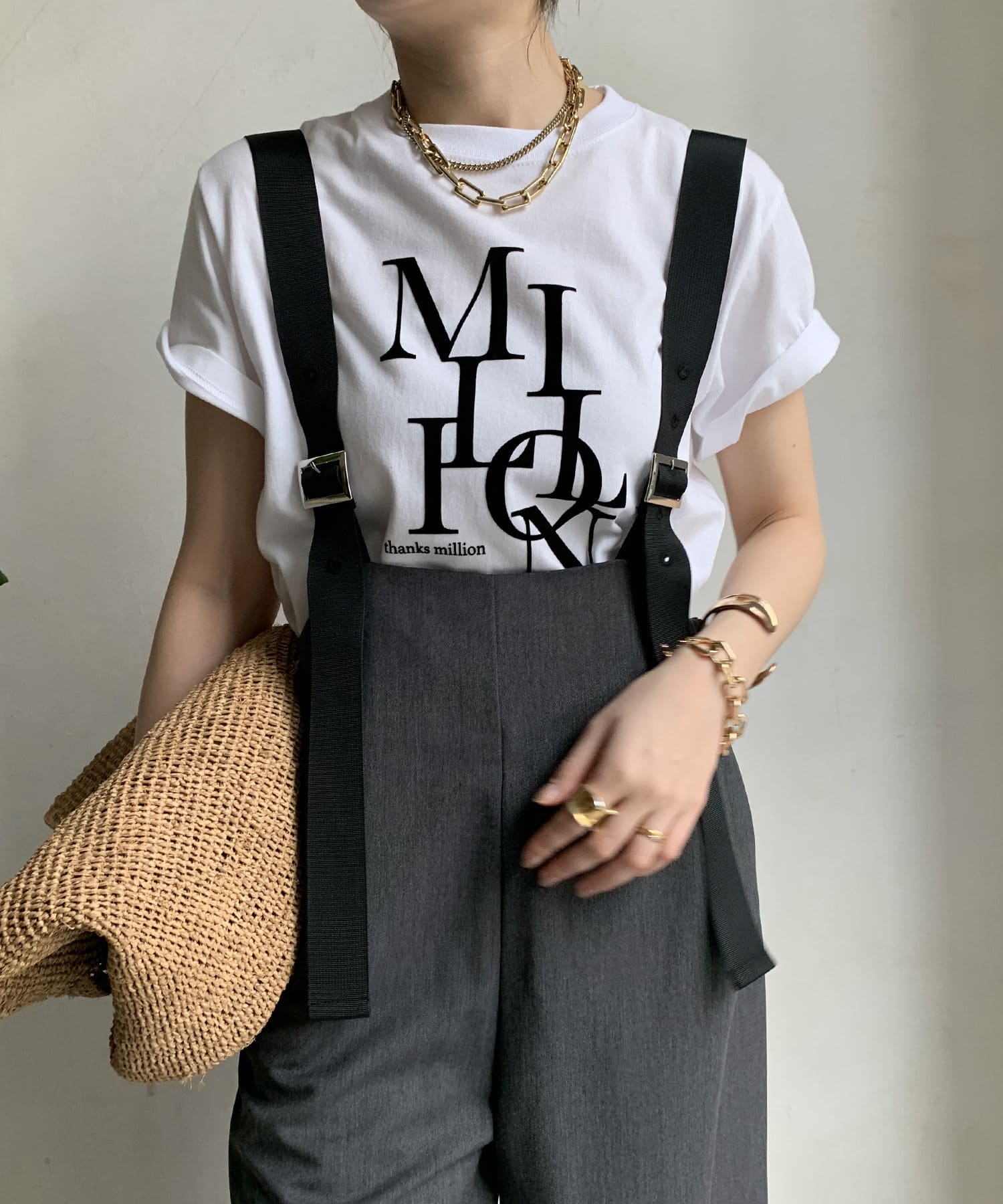 DOUDOU(ドゥドゥ) 【WEB限定】 ベルトサロペット