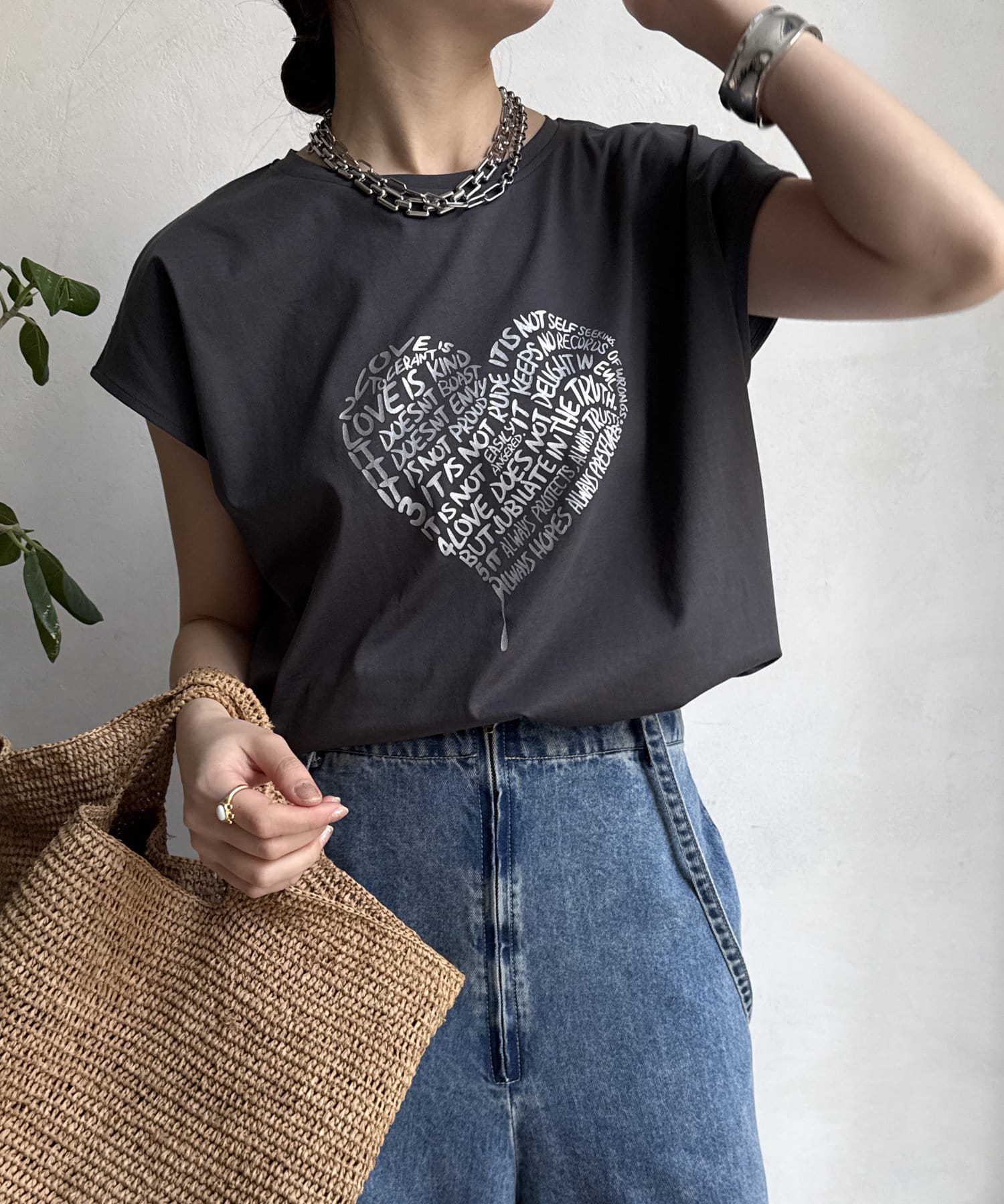 DOUDOU(ドゥドゥ) 【WEB限定】ハートロゴTEE