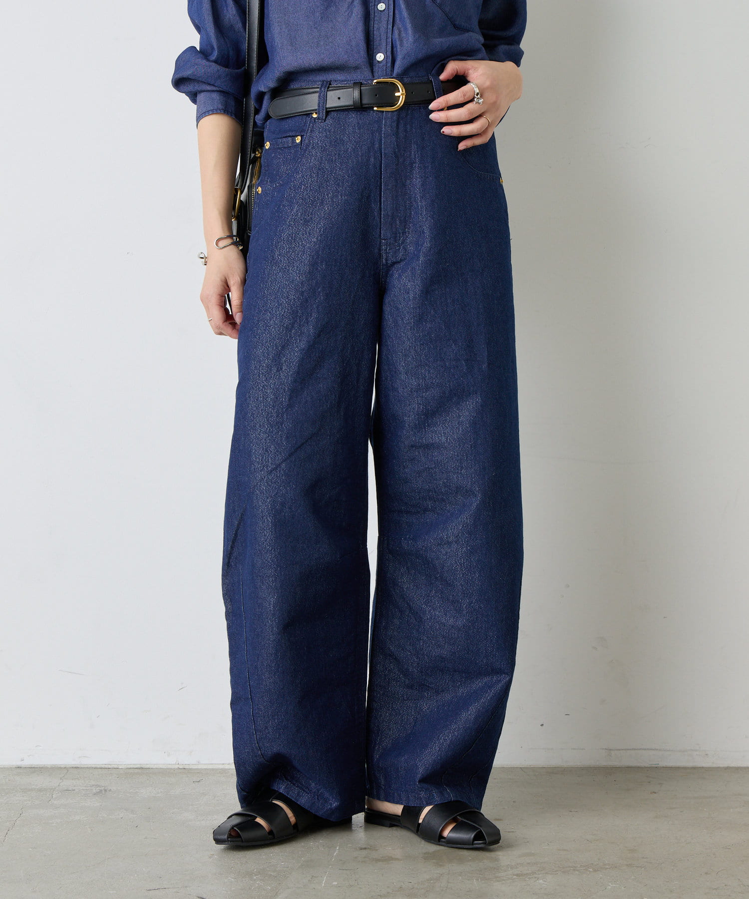 ストレートパールデニムパンツ | Jena espace merveilleux