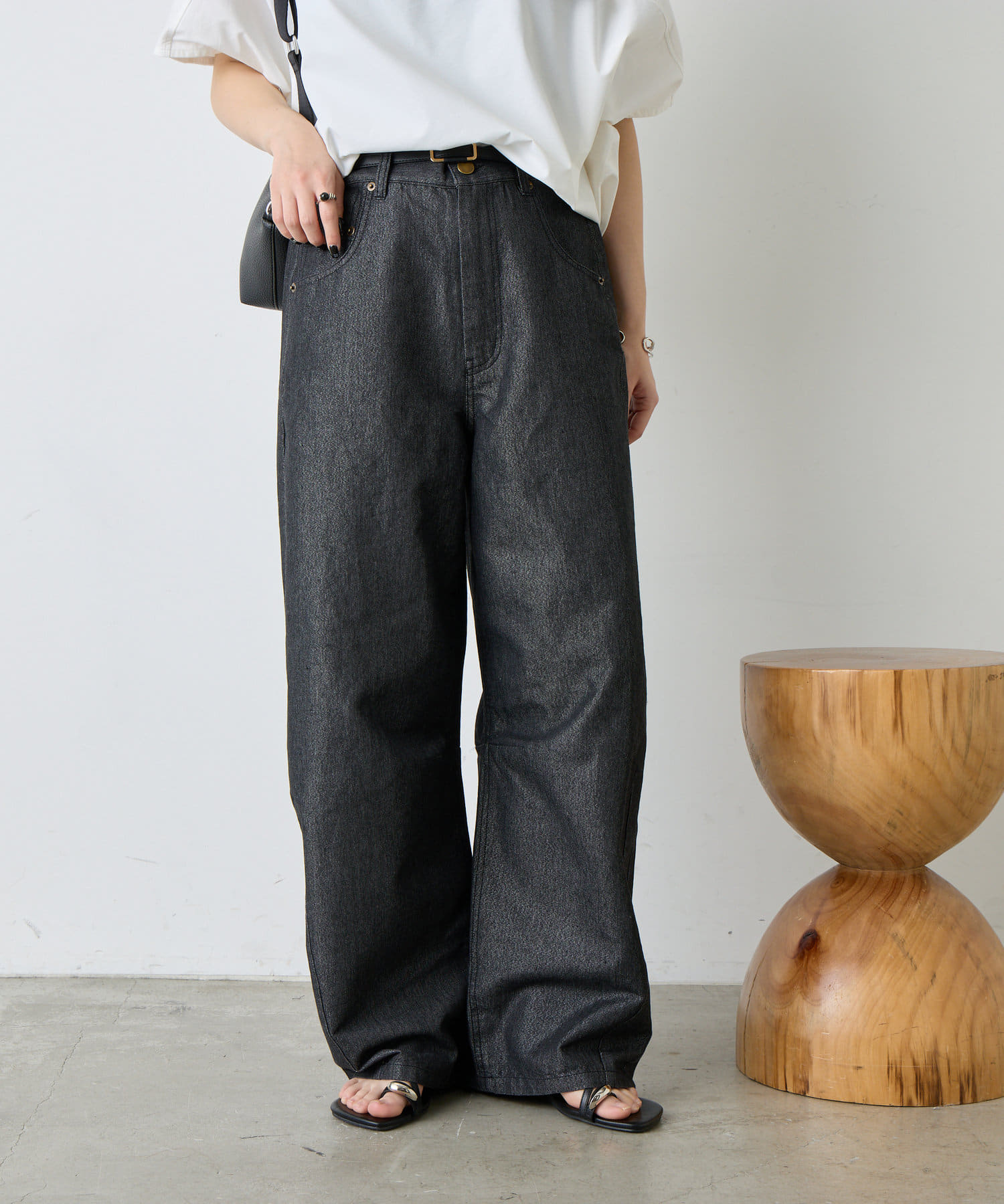 ストレートパールデニムパンツ | Jena espace merveilleux