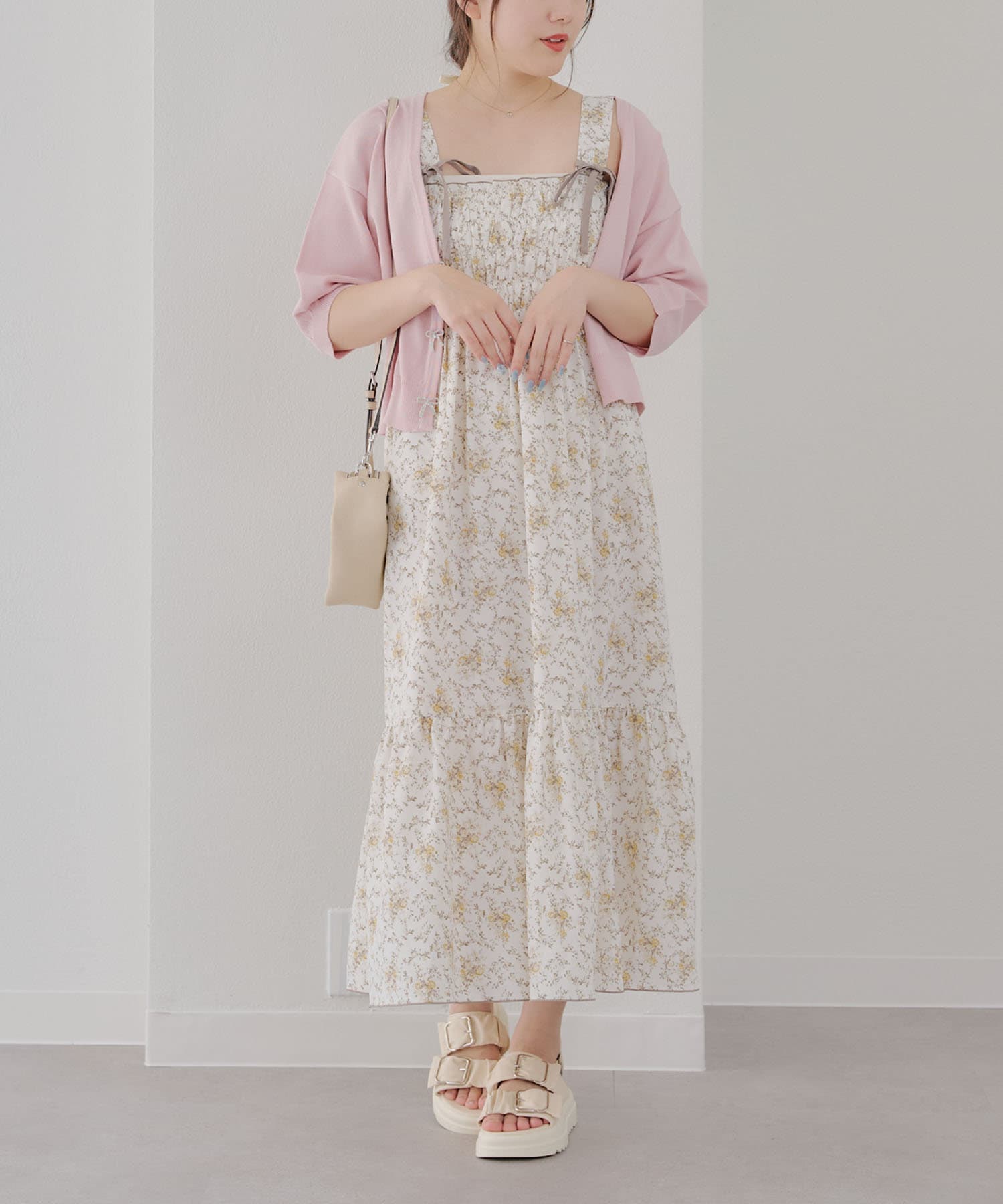 春の新作】【OUTLET限定】3WAYシャーリングジャンスカ | NICE