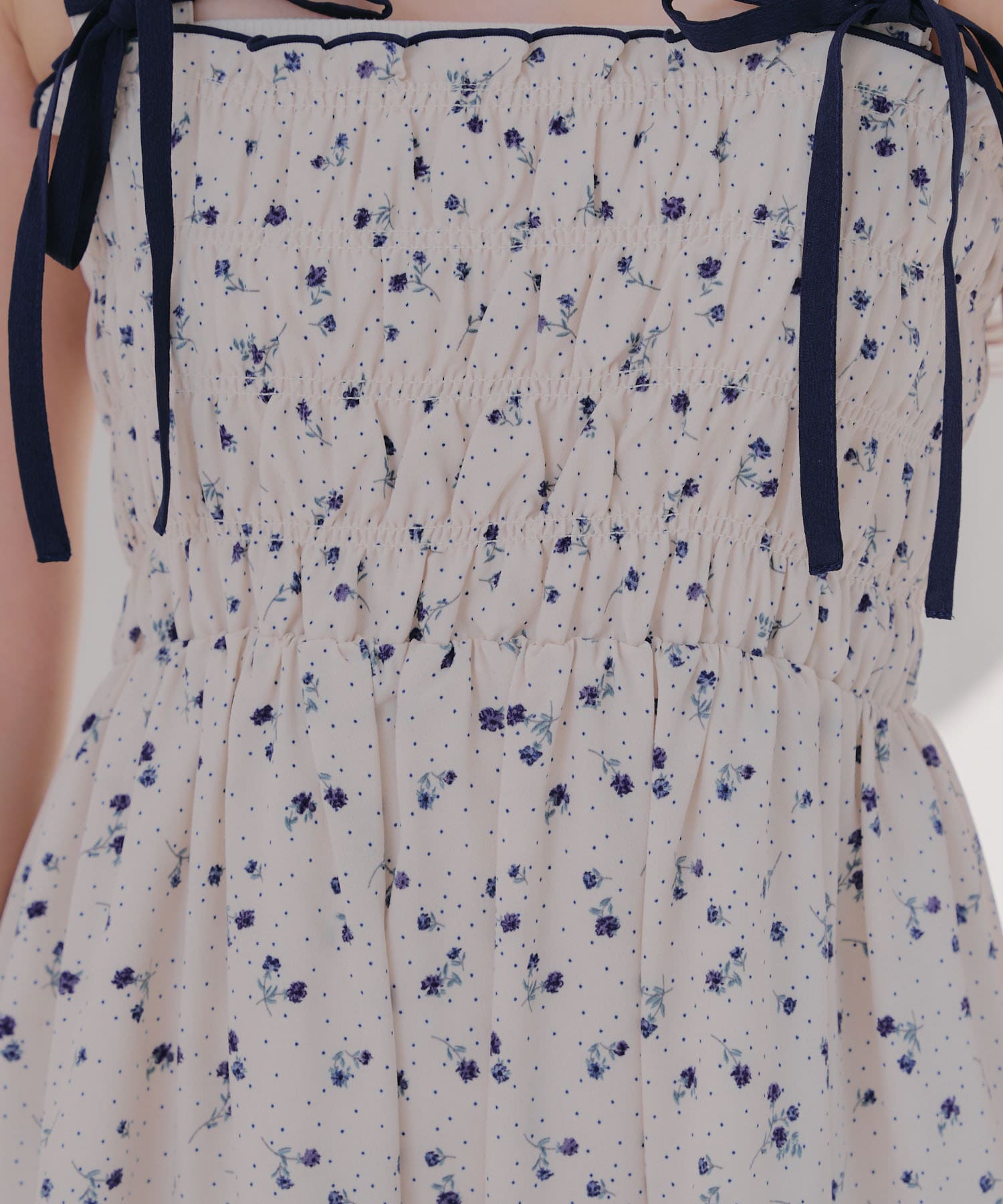 NICE CLAUP / OLIVE des OLIVE OUTLET(ナイスクラップ  / オリーブ デ オリーブ アウトレット) 【春の新作】【OUTLET限定】3WAYシャーリングジャンスカ