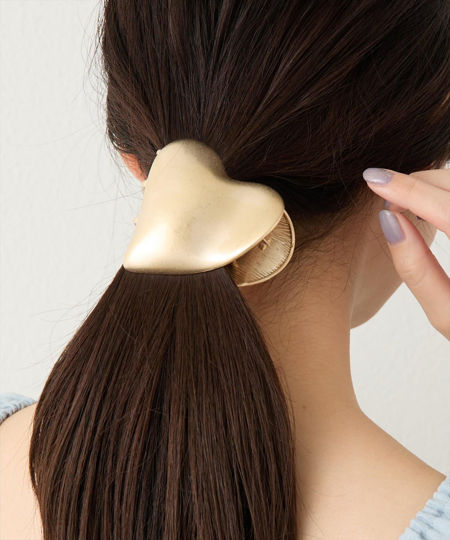 natural couture(ナチュラルクチュール) ハートヘアクリップ