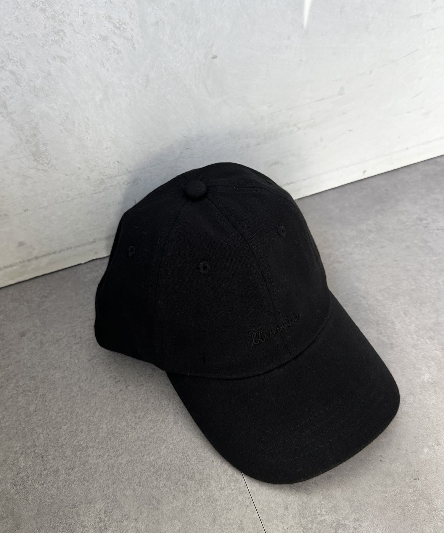 Chez toi(シェトワ) 同色ロゴリネンCAP