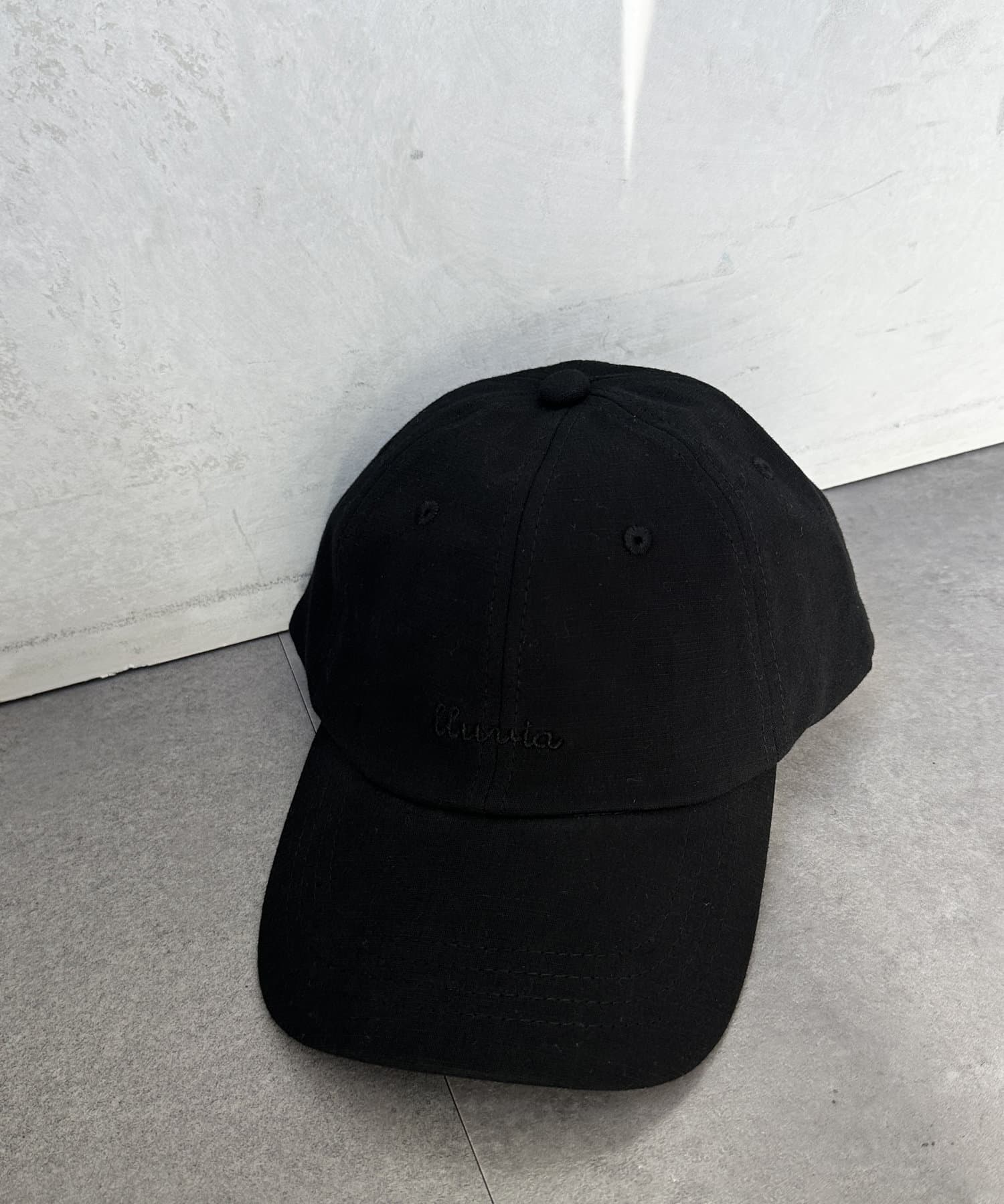 Chez toi(シェトワ) 同色ロゴリネンCAP