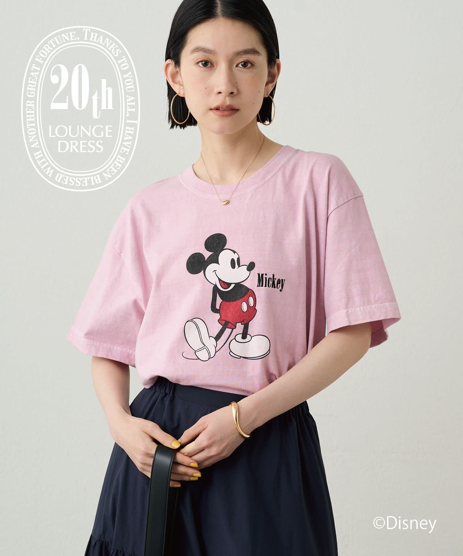LOUNGEDRESS(ラウンジドレス) 【20周年限定】20thミッキー別注T