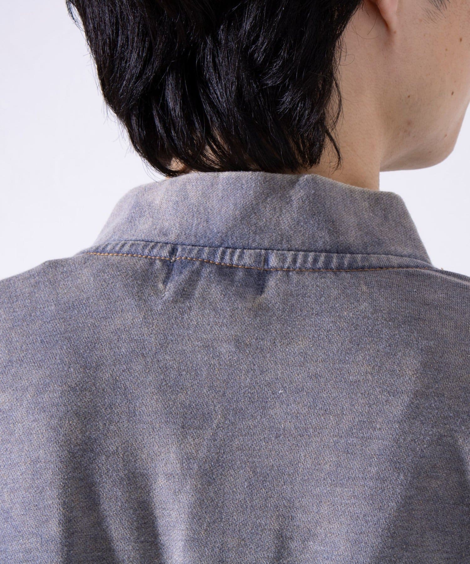 FREDY & GLOSTER(フレディ アンド グロスター) 【GLOSTER】ステッチ配色 デニムカーディガン Vネックカーディガン