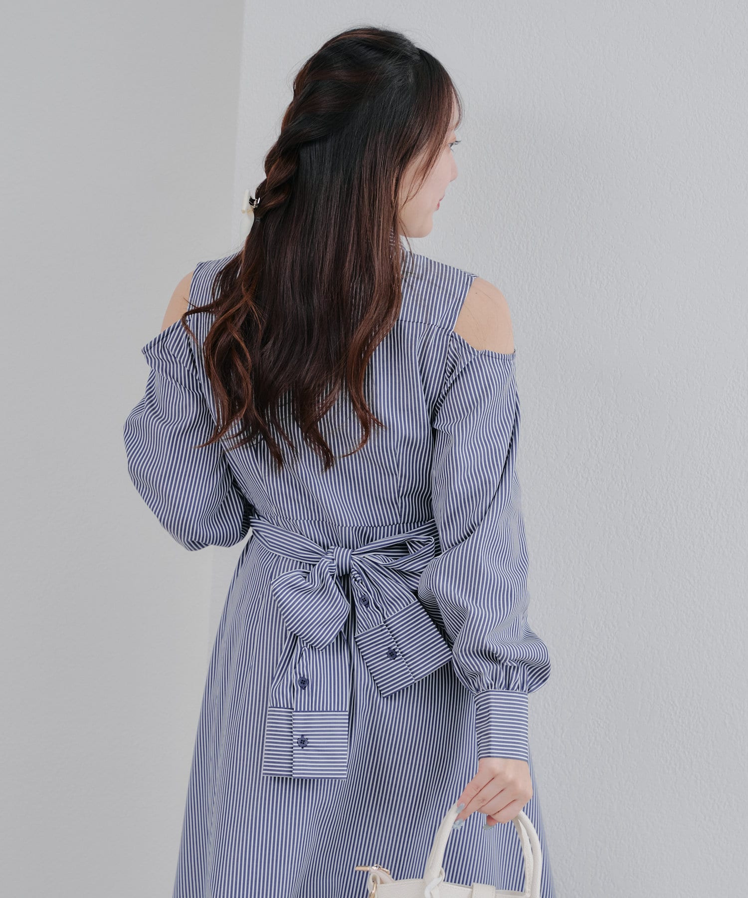 NICE CLAUP / OLIVE des OLIVE OUTLET(ナイスクラップ  / オリーブ デ オリーブ アウトレット) 【春の新作】腰巻きワンピース