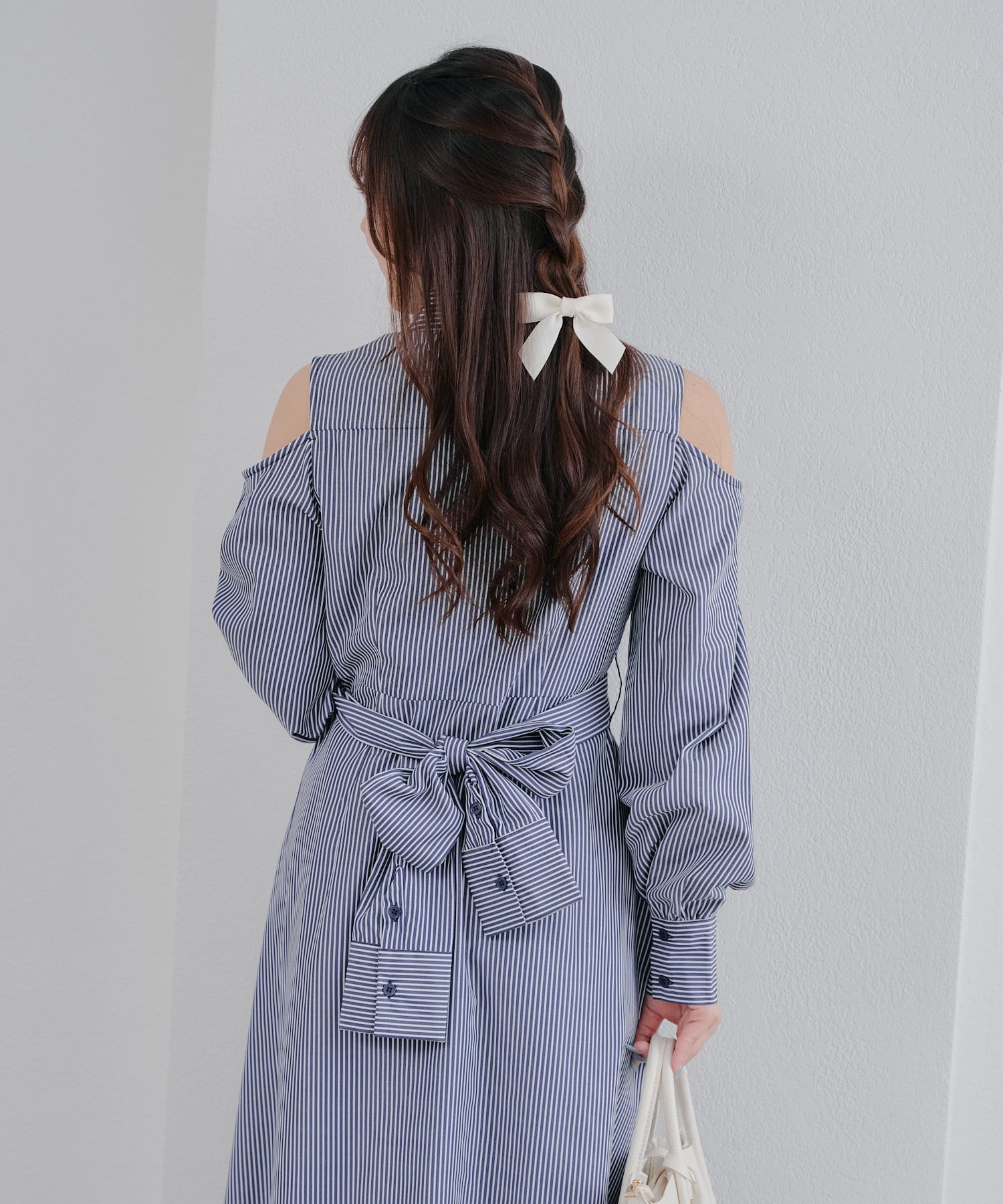 NICE CLAUP / OLIVE des OLIVE OUTLET(ナイスクラップ  / オリーブ デ オリーブ アウトレット) 【春の新作】腰巻きワンピース