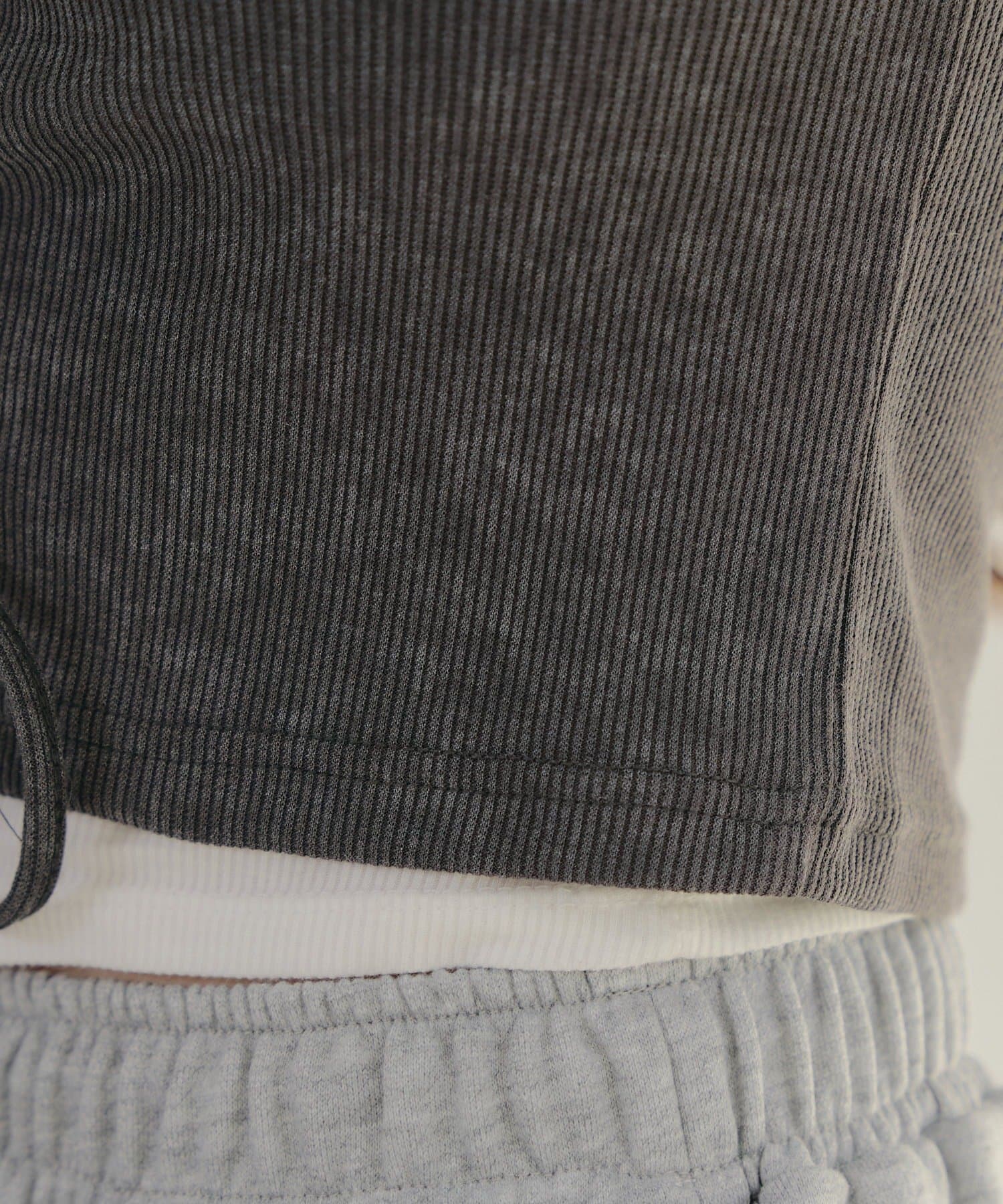 NICE CLAUP / OLIVE des OLIVE OUTLET(ナイスクラップ  / オリーブ デ オリーブ アウトレット) 【WEB限定】ピグメント風レースupテレコ