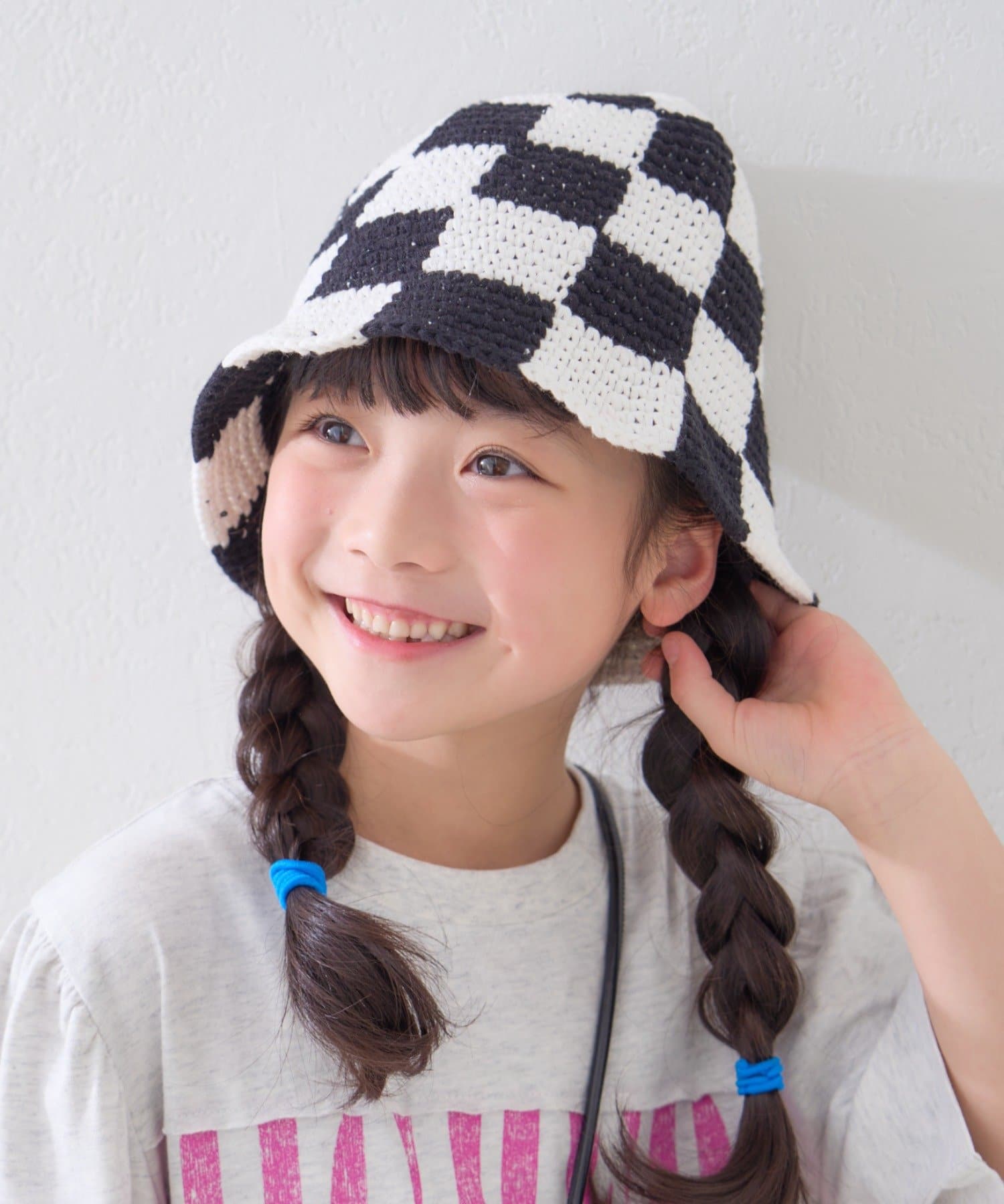 CIAOPANIC TYPY(チャオパニックティピー) キッズ 【KIDS】アソート柄HAT ブラック