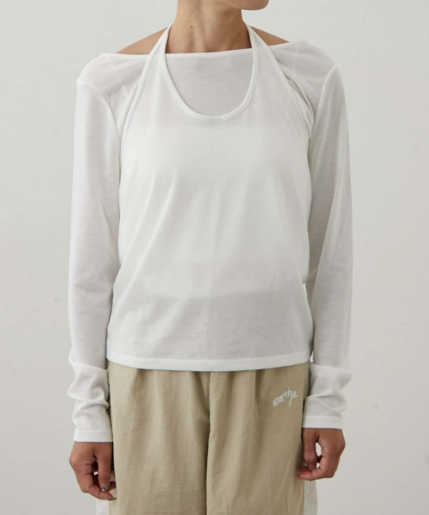 OUTLET(アウトレット) 【earthy_】レイヤードセットトップス