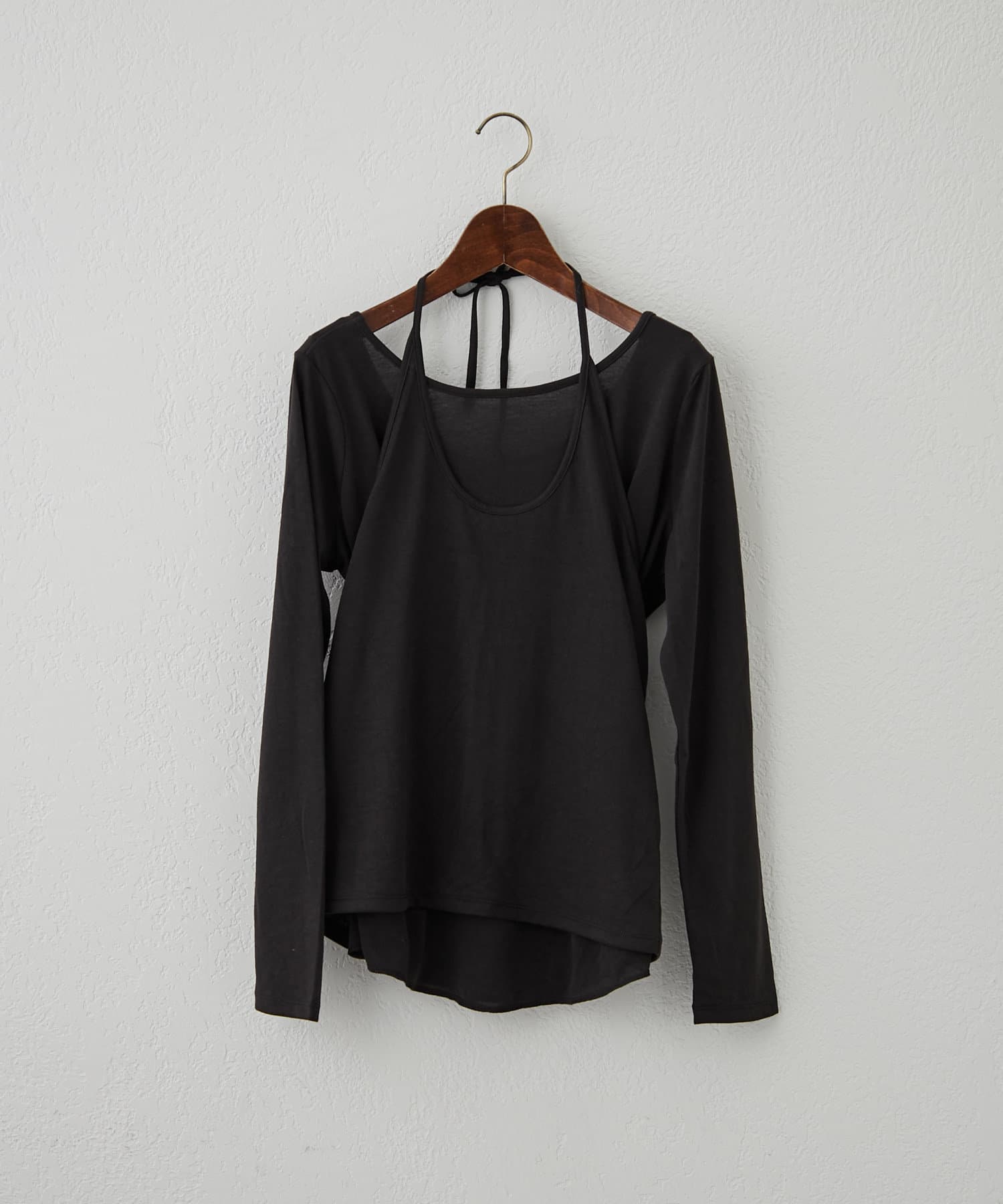 OUTLET(アウトレット) 【earthy_】レイヤードセットトップス