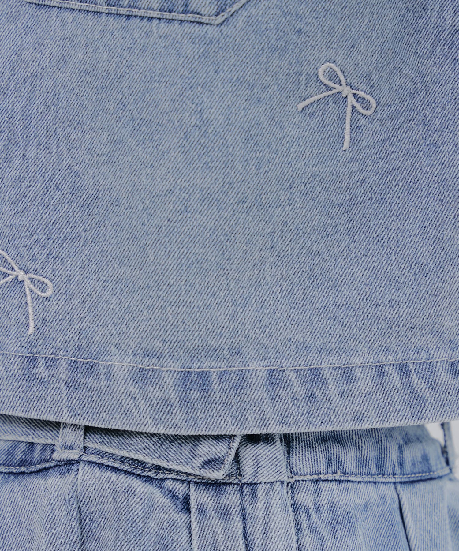 NICE CLAUP / OLIVE des OLIVE OUTLET(ナイスクラップ  / オリーブ デ オリーブ アウトレット) 【春の新作】【OUTLET限定】デニムショートジャケット