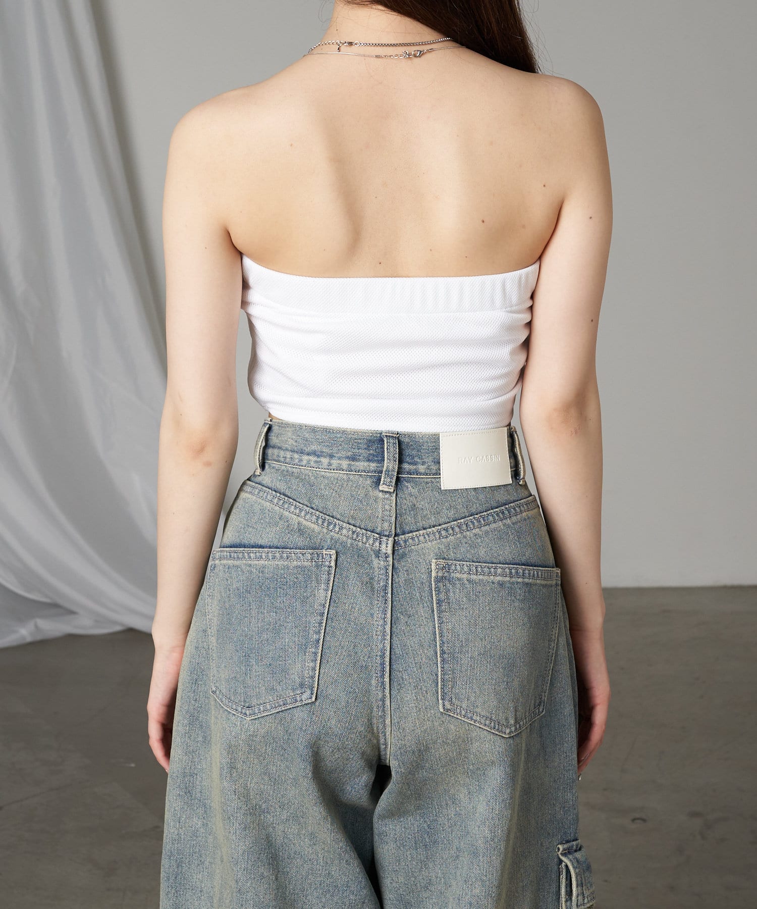 OUTLET(アウトレット) 【RAY CASSIN】メッシュビスチェ