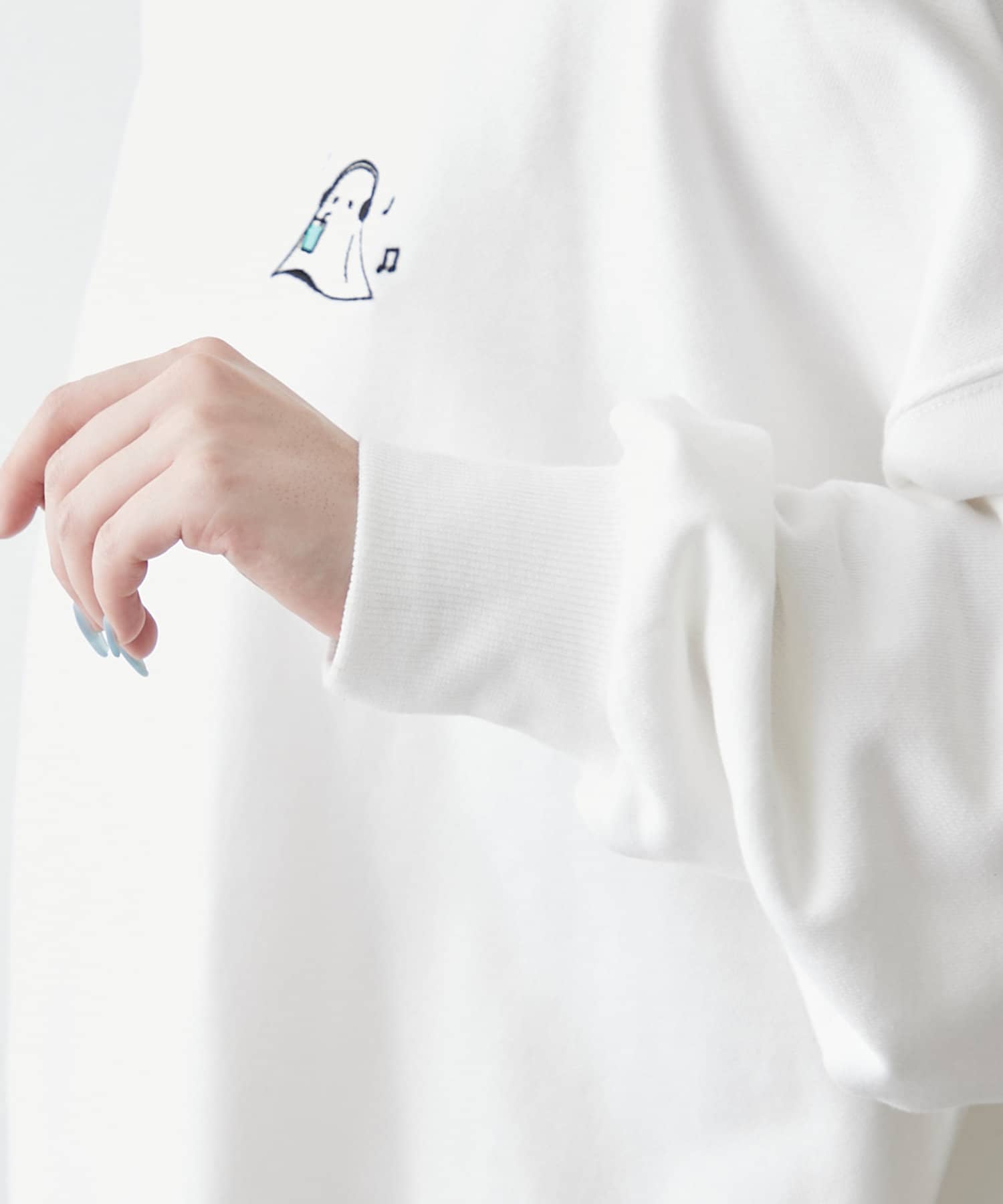 Remind me and forever(リマインドミーアンドフォーエバー) 【シリーズ累計3万枚販売！】【オバケseries】オバケ刺繍スウェット