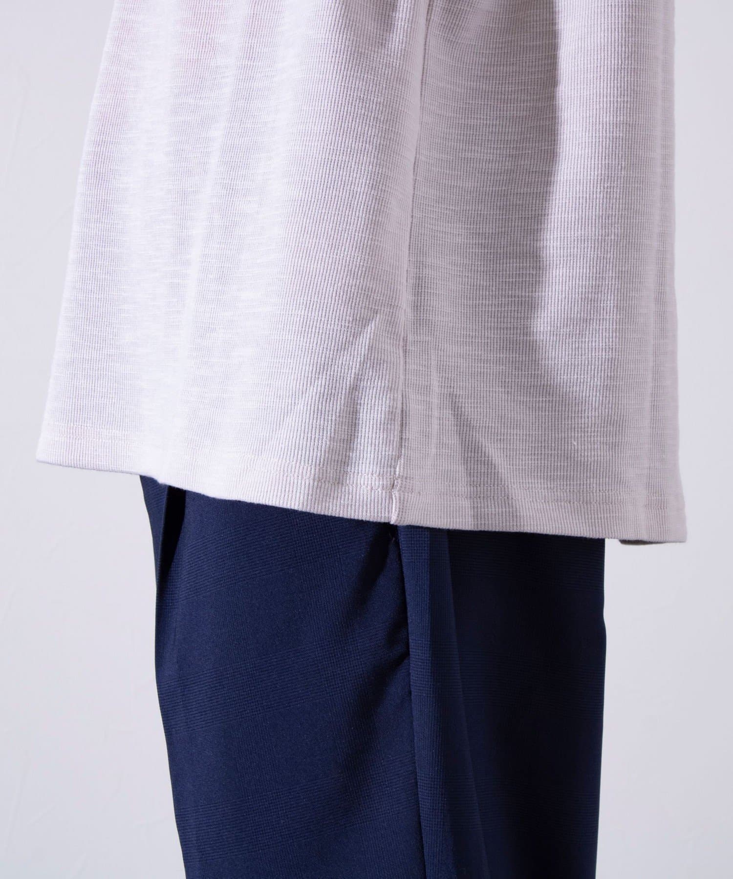 FREDY & GLOSTER(フレディ アンド グロスター) 【GLOSTER】スラブダブルフェイス ロールネックロンTロングスリーブTシャツ