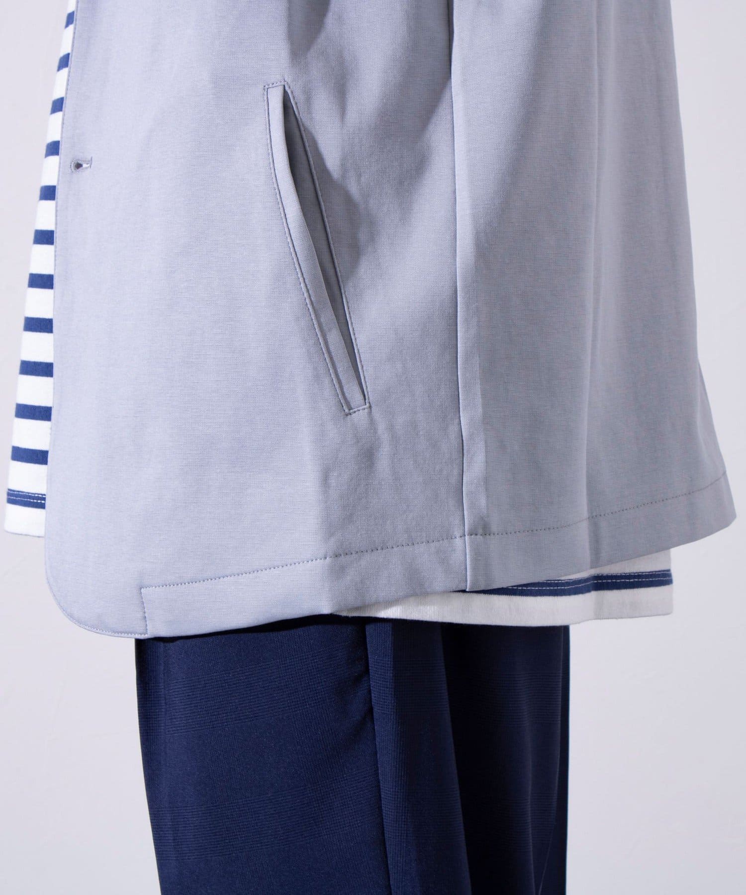 FREDY & GLOSTER(フレディ アンド グロスター) 【GLOSTER】ポンチ素材 テーラードジャケット カットソージャケット