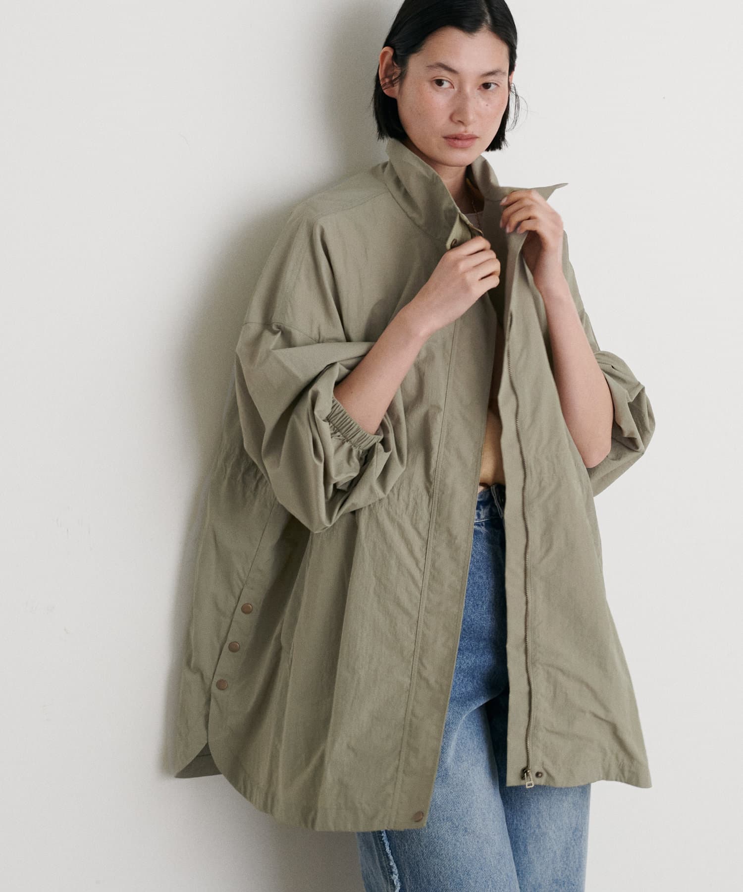 LARUTA(ラルータ) 撥水加工ナイロンマンパコート