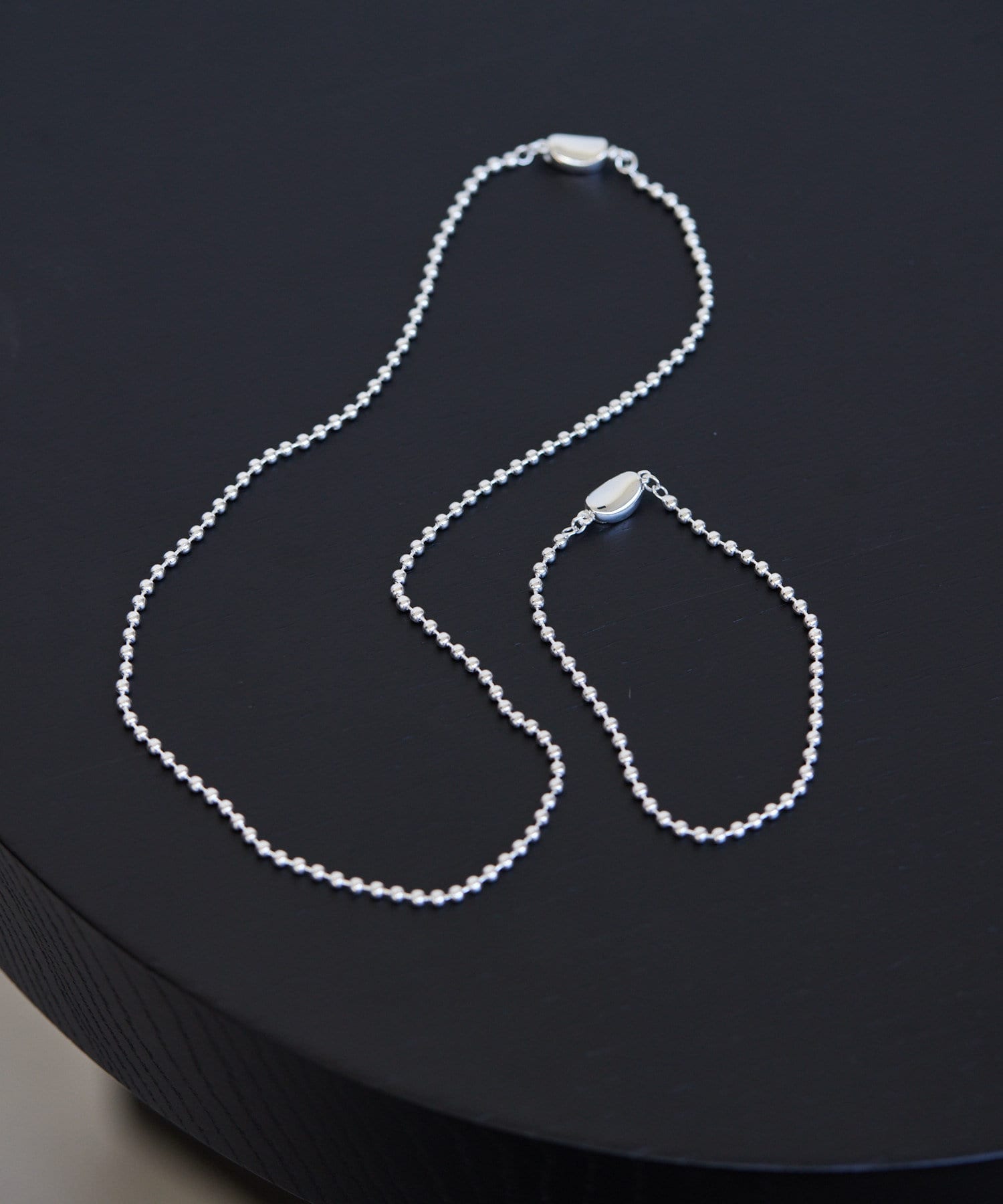 ear PAPILLONNER(イア パピヨネ) 《スターリングシルバー使用/2WAY》ビーンズボールネックレス/ブレスレット