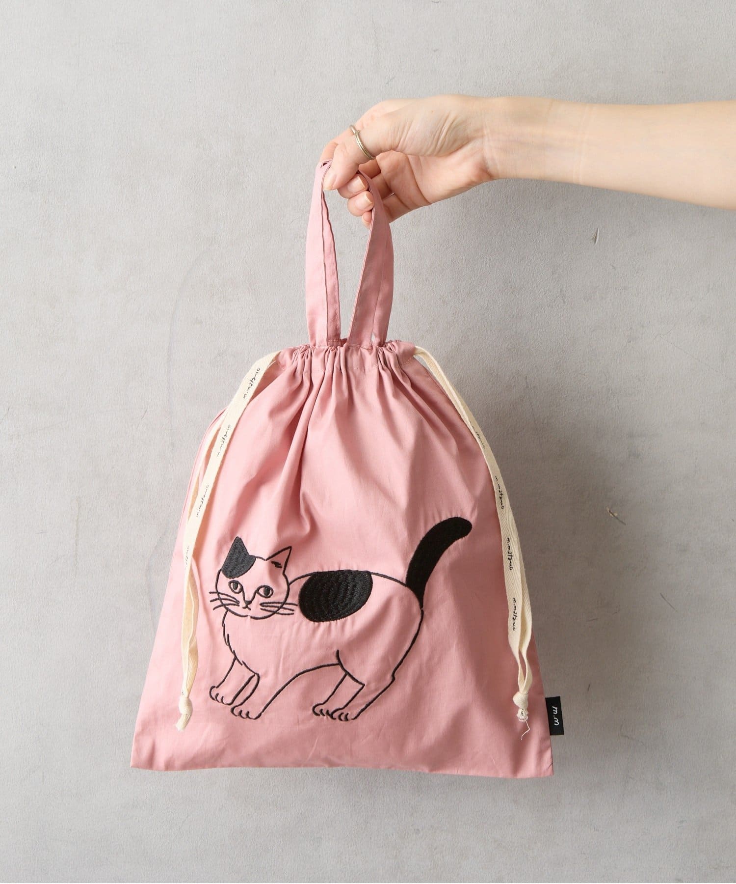 BIRTHDAY BAR(バースデイバー) レディース 【松尾ミユキ　Matsuo Miyuki】Drawstring bag L ホワイト