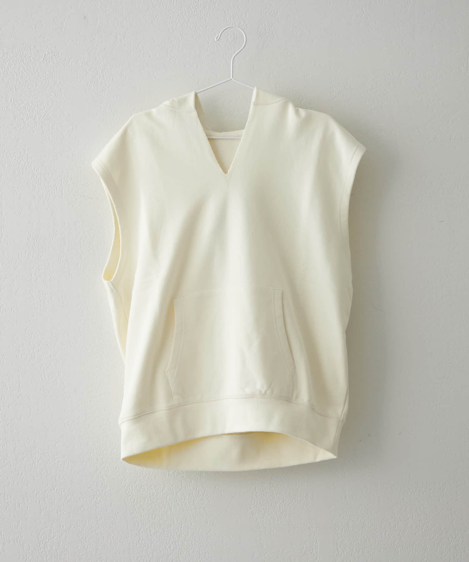 OUTLET(アウトレット) 【earthy_】オーガニックコットンフーディースウェットベスト