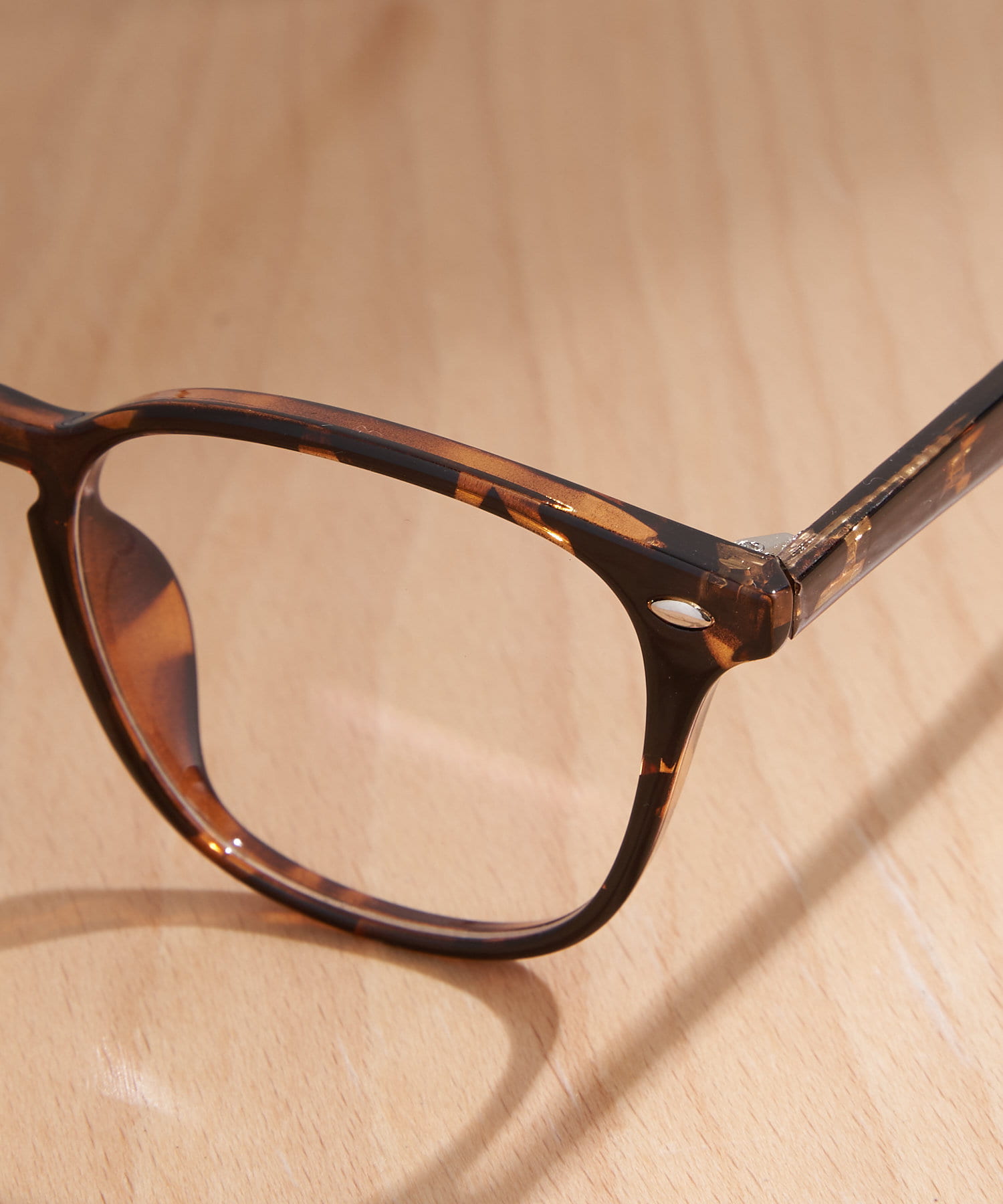 OUTLET(アウトレット) 【Chico】細フレームスクエアメガネ