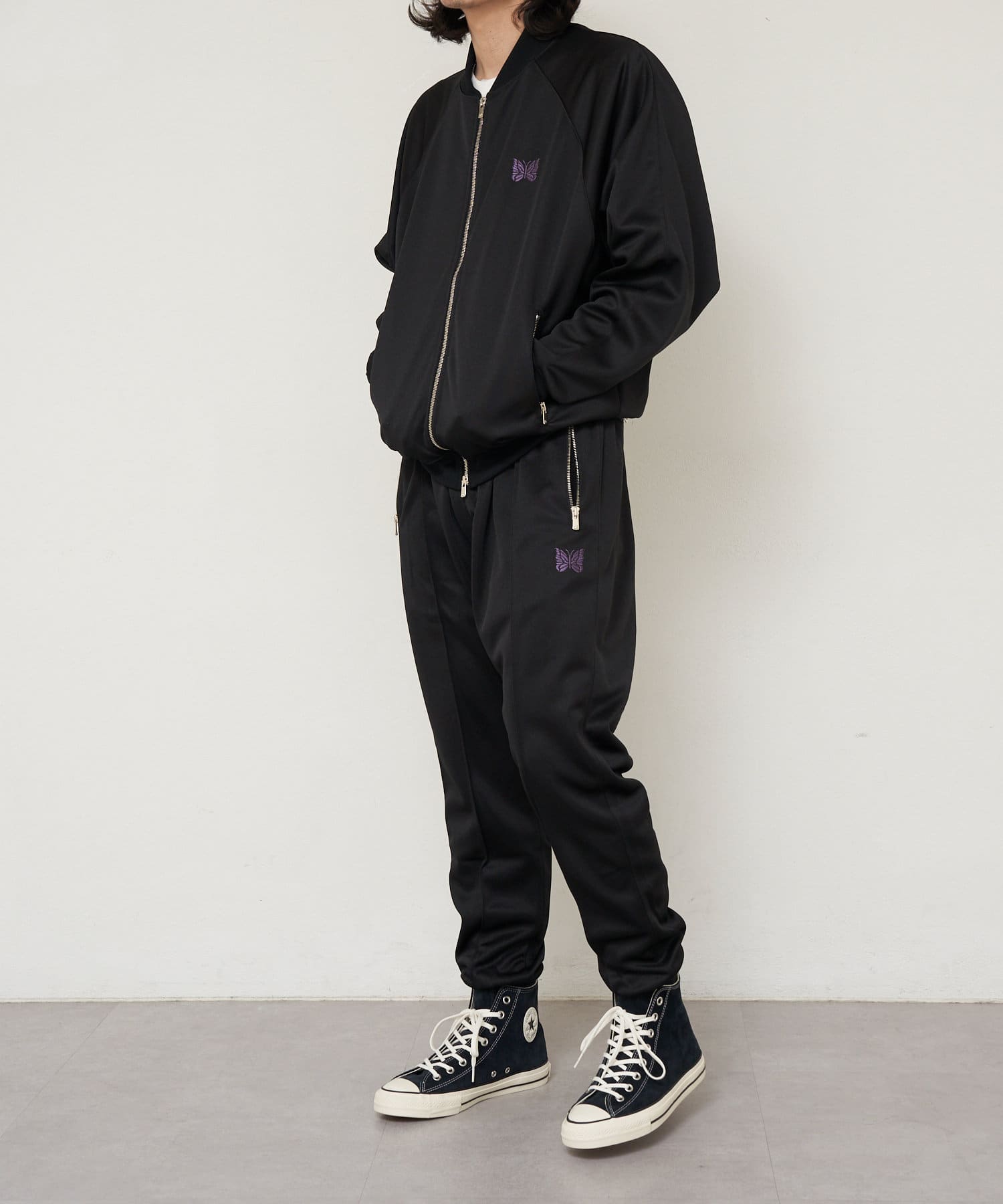 CIAOPANIC(チャオパニック) 【NEEDLES/ニードルズ】SAROUEL TRACK PANT - POLY SMOOTH