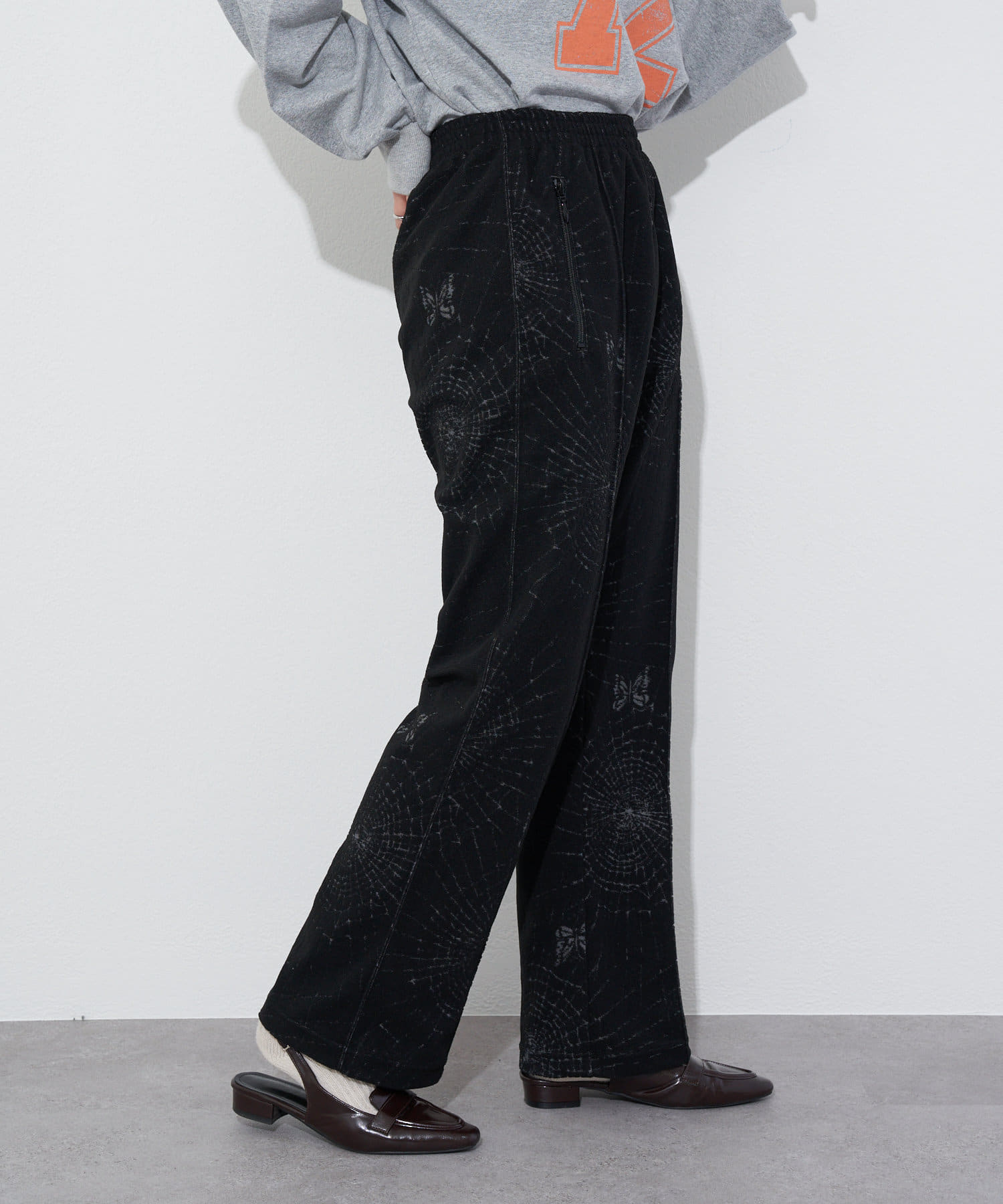 パンツ H.D. Track Pant - Pile Jacquard / Spider H.D. Track Pant - Pile Jacquard / Spider Web | NEEDLES