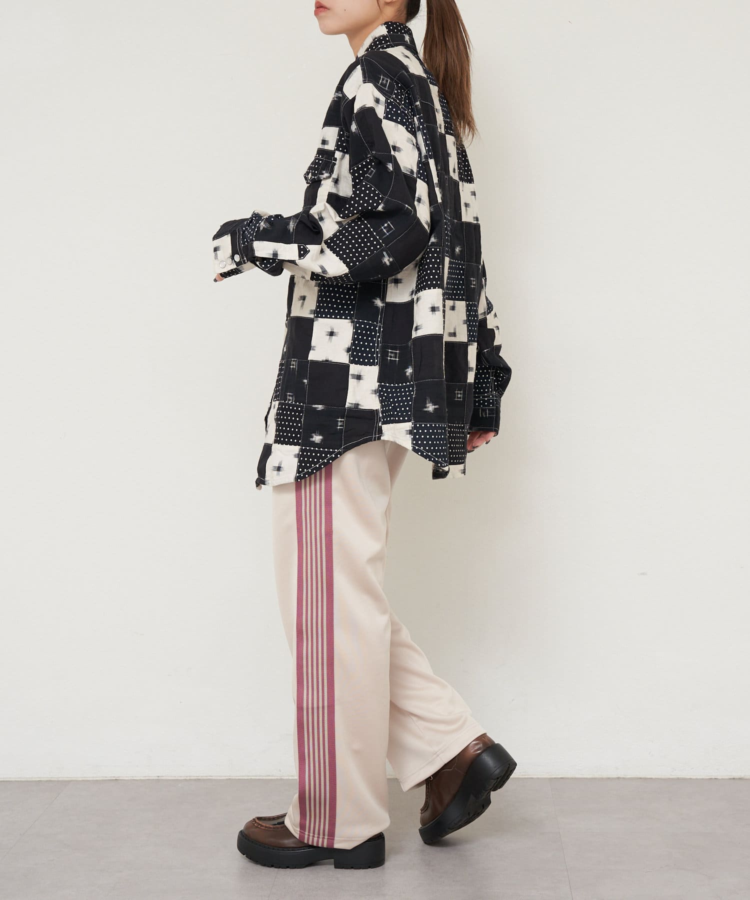 CIAOPANIC(チャオパニック) 【 South2 West8 / サウス２ ウエスト８ 】WESTERN SHIRT － MULTI DOT PATCHWORK