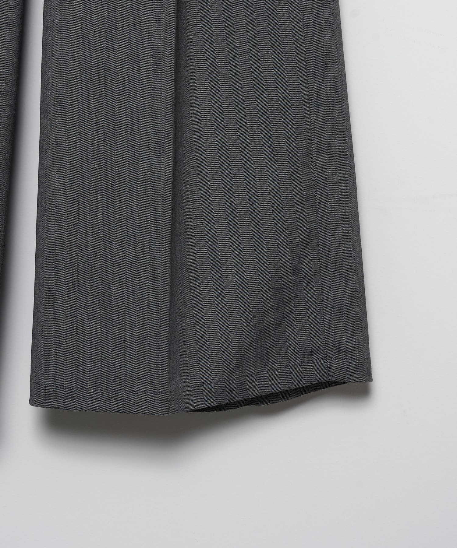 CIAOPANIC(チャオパニック) 【AïE/エーアイイー】TUCKED WIDE APRON PANT － PE/R SERGE