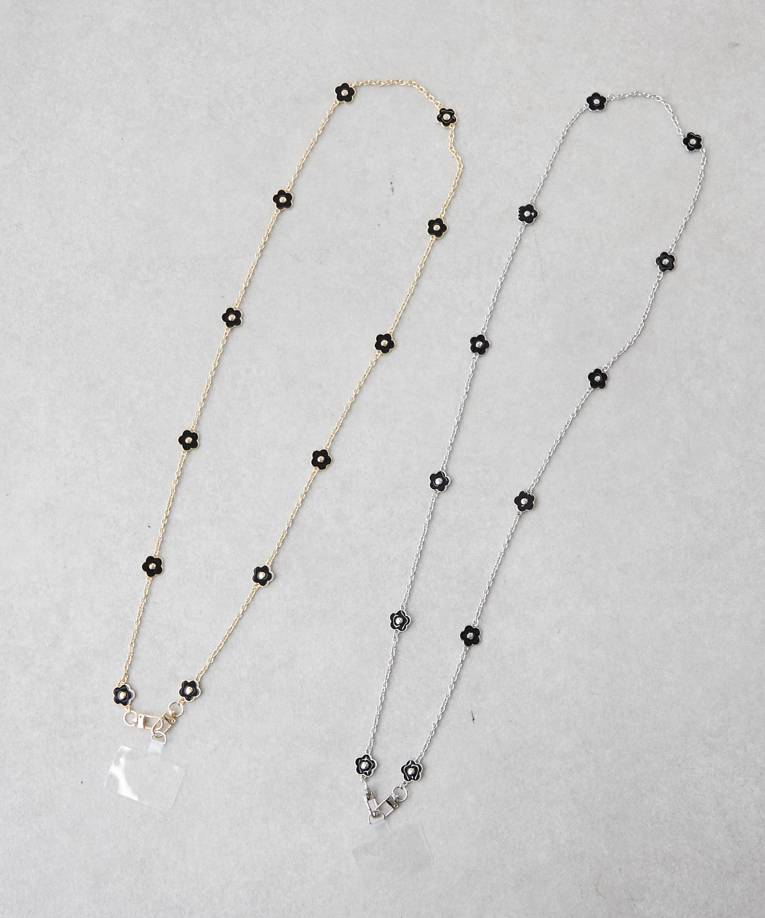 NICE CLAUP / OLIVE des OLIVE OUTLET(ナイスクラップ  / オリーブ デ オリーブ アウトレット) ロングフラワーモチーフストラップ