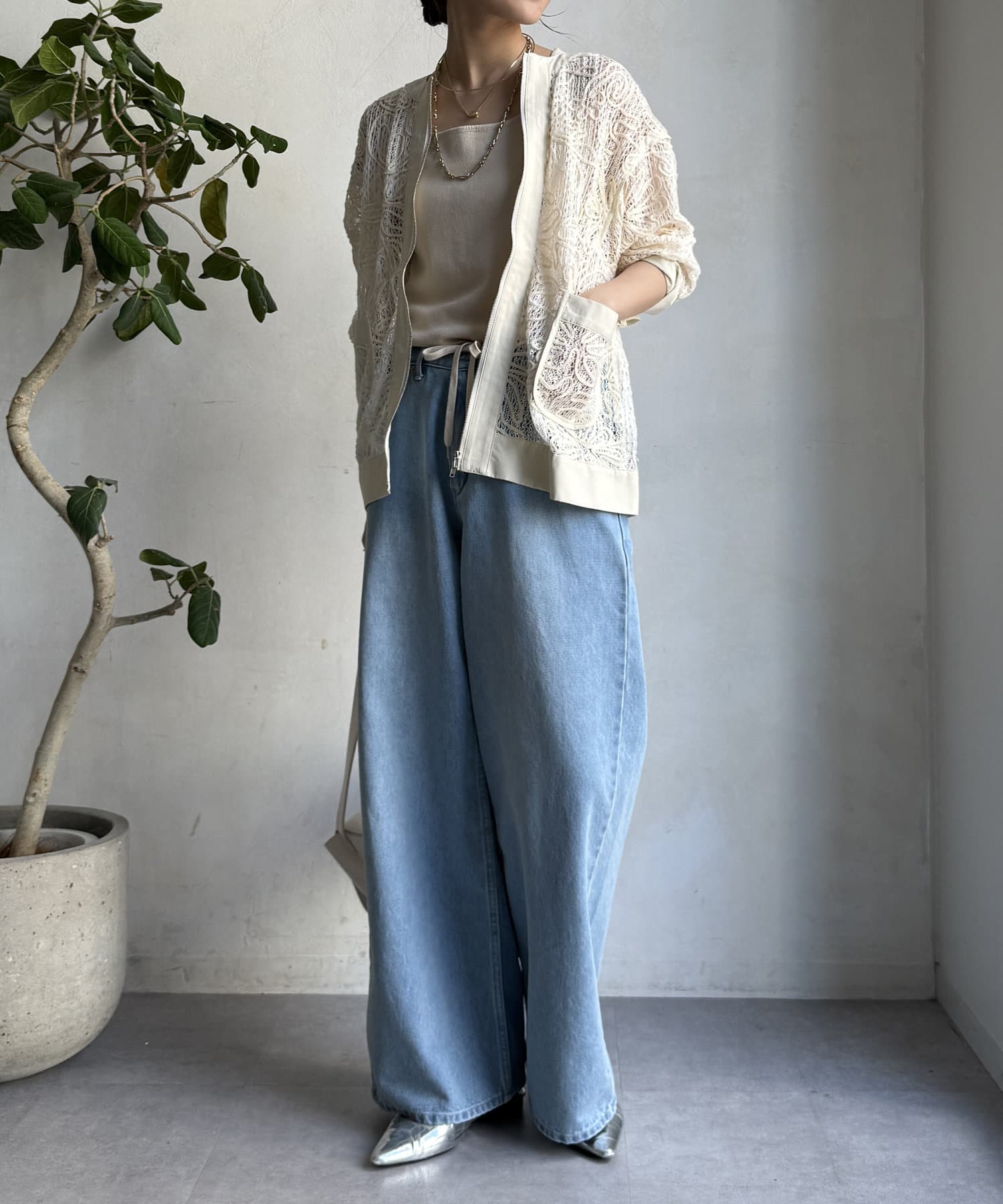 WEB限定】コード刺繍ブルゾン | DOUDOU(ドゥドゥ)レディース