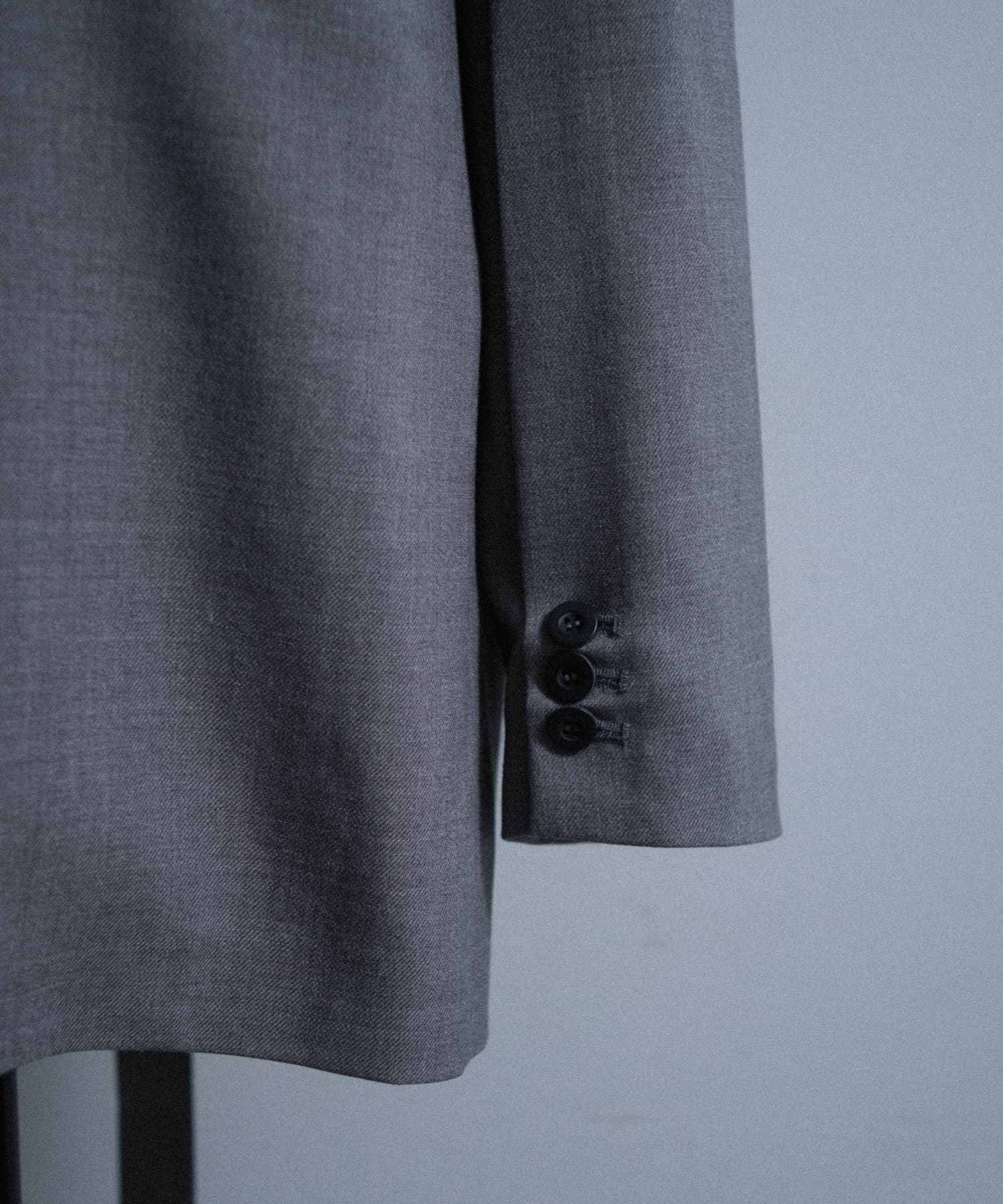 Pasterip(パセリ) Collarless dad jacket