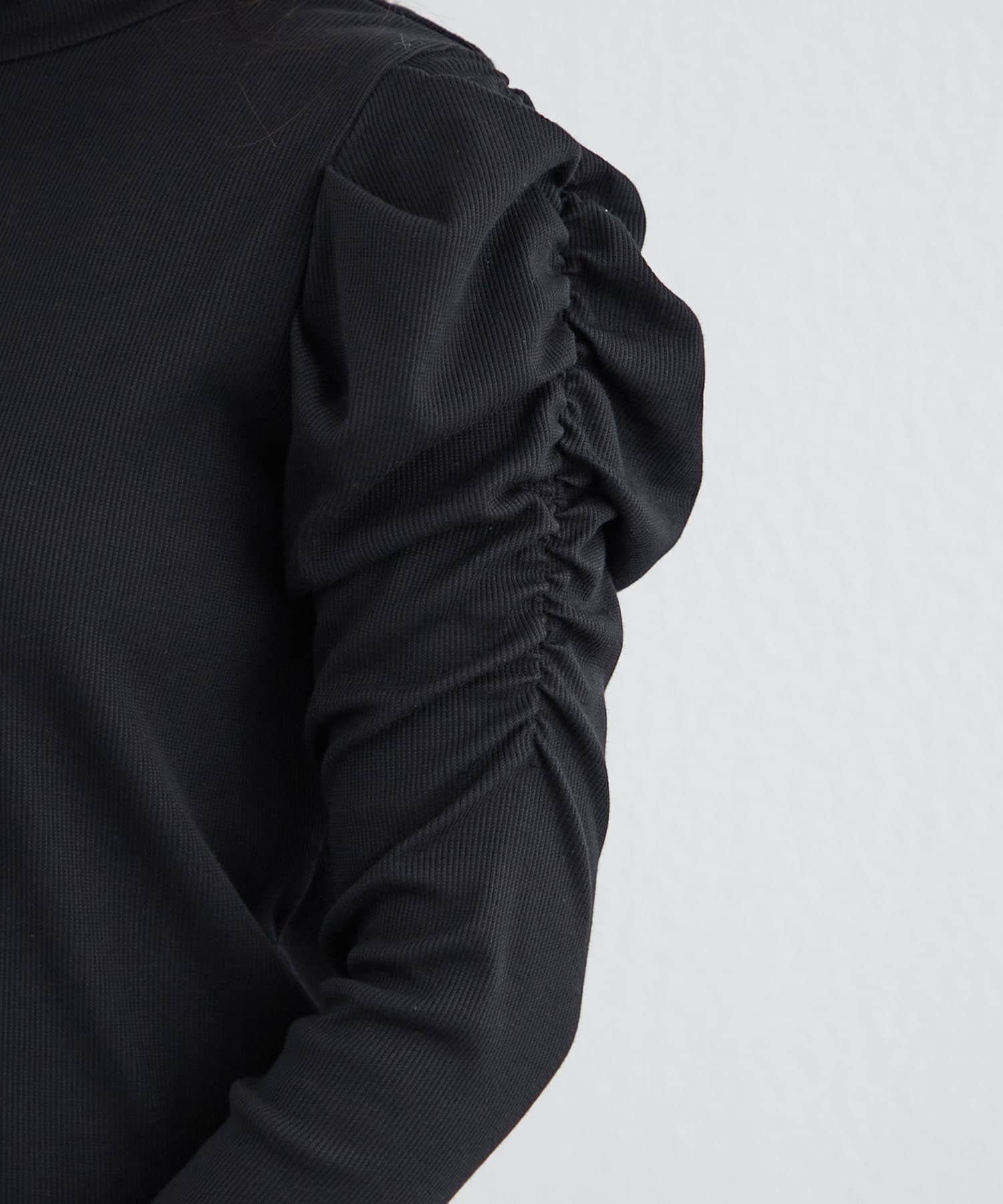 NICE CLAUP / OLIVE des OLIVE OUTLET(ナイスクラップ  / オリーブ デ オリーブ アウトレット) 【春の新作】配色メローパワショルリブトップス