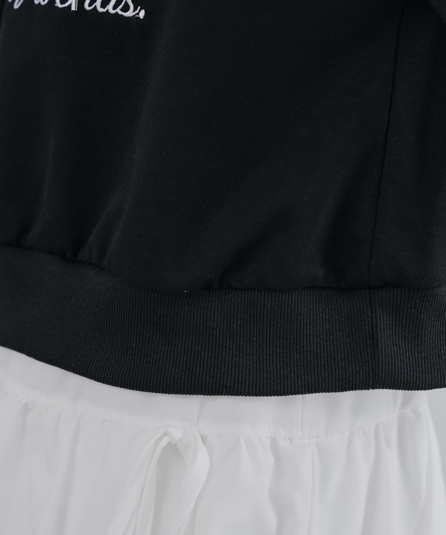 NICE CLAUP / OLIVE des OLIVE OUTLET(ナイスクラップ  / オリーブ デ オリーブ アウトレット) 【春の新作】レースフードリボンパーカー