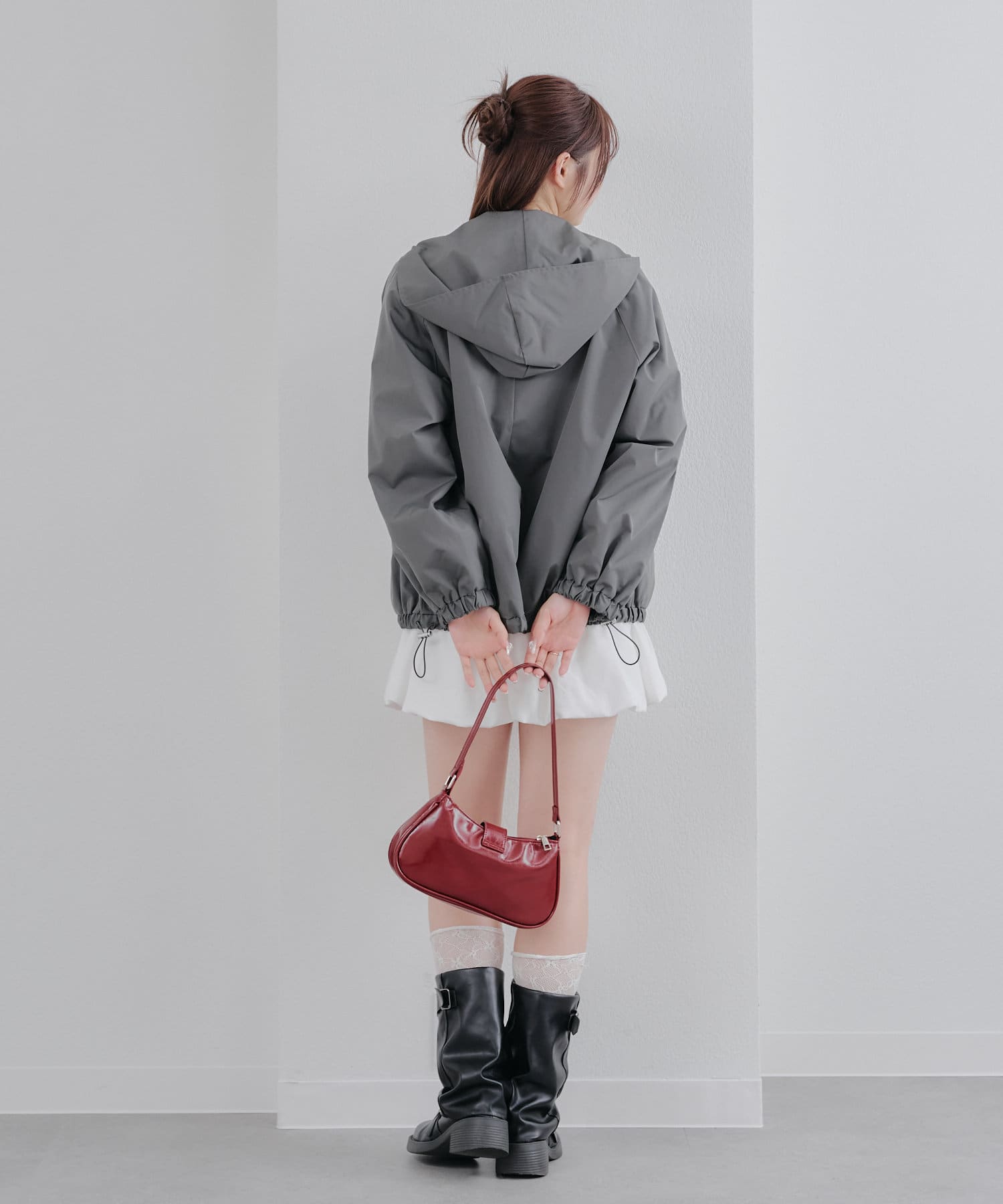 NICE CLAUP / OLIVE des OLIVE OUTLET(ナイスクラップ  / オリーブ デ オリーブ アウトレット) 【春の新作】配色マンパ