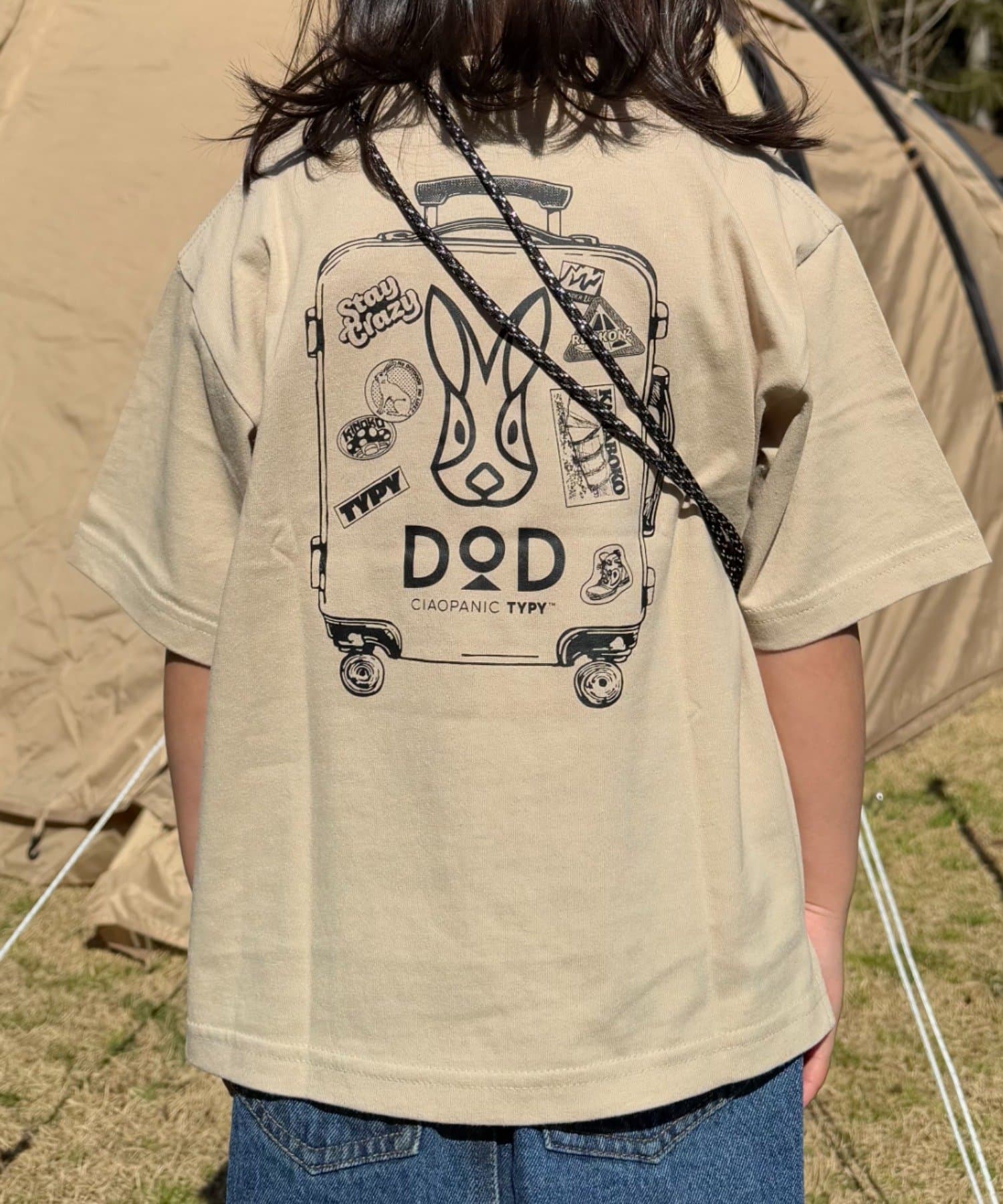 【DOD別注】オリジナルバックプリントTシャツ / キッズ初回EC販売分完売につき、ONLINEでは第2期の予約が決定！！2025年5月17日AM10：00 ～ 予約販売スタート※6月上旬頃のお届け予