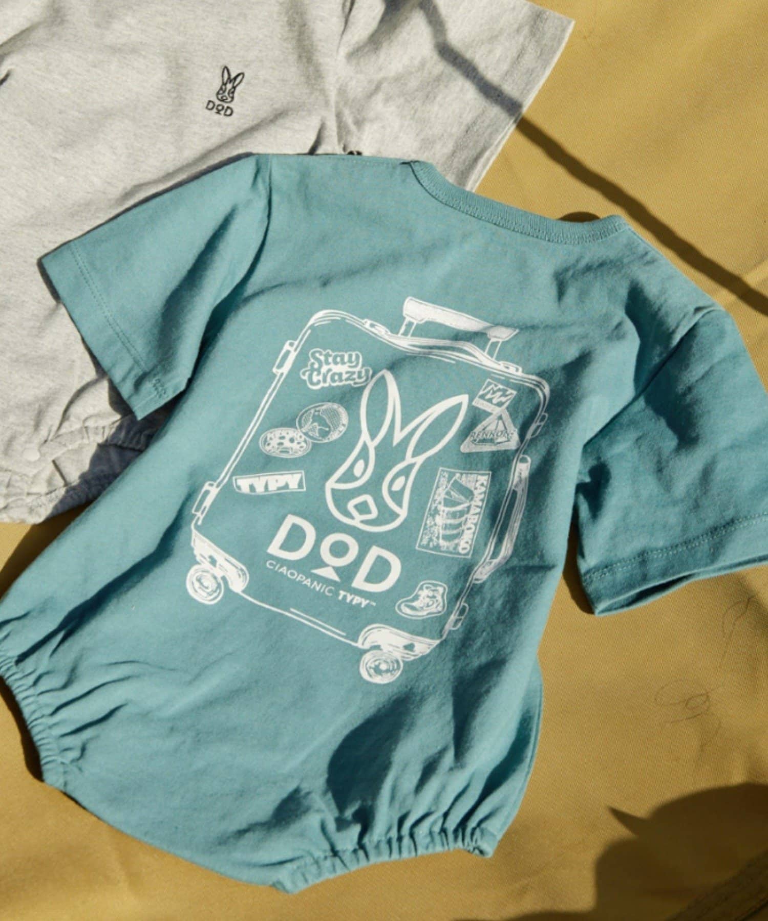 【DOD別注】バッグプリント半袖ロンパ－ス / 半袖 / コットン100％ / ベビー初回EC販売分完売につき、ONLINEでは第2期の予約が決定！！2025年5月17日AM10：00 ～ 予約販売ス