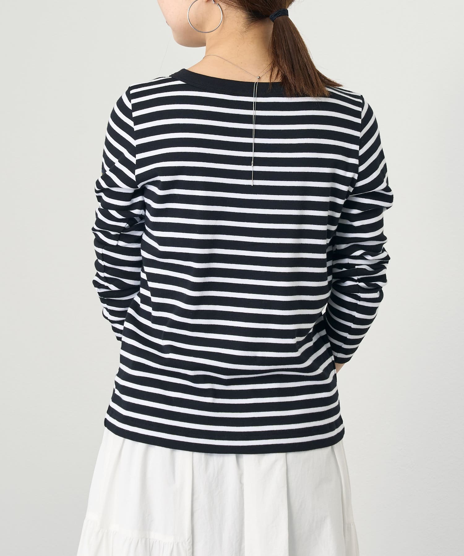 LOUNGEDRESS(ラウンジドレス) 【Le Minor】ボーダーカーデ