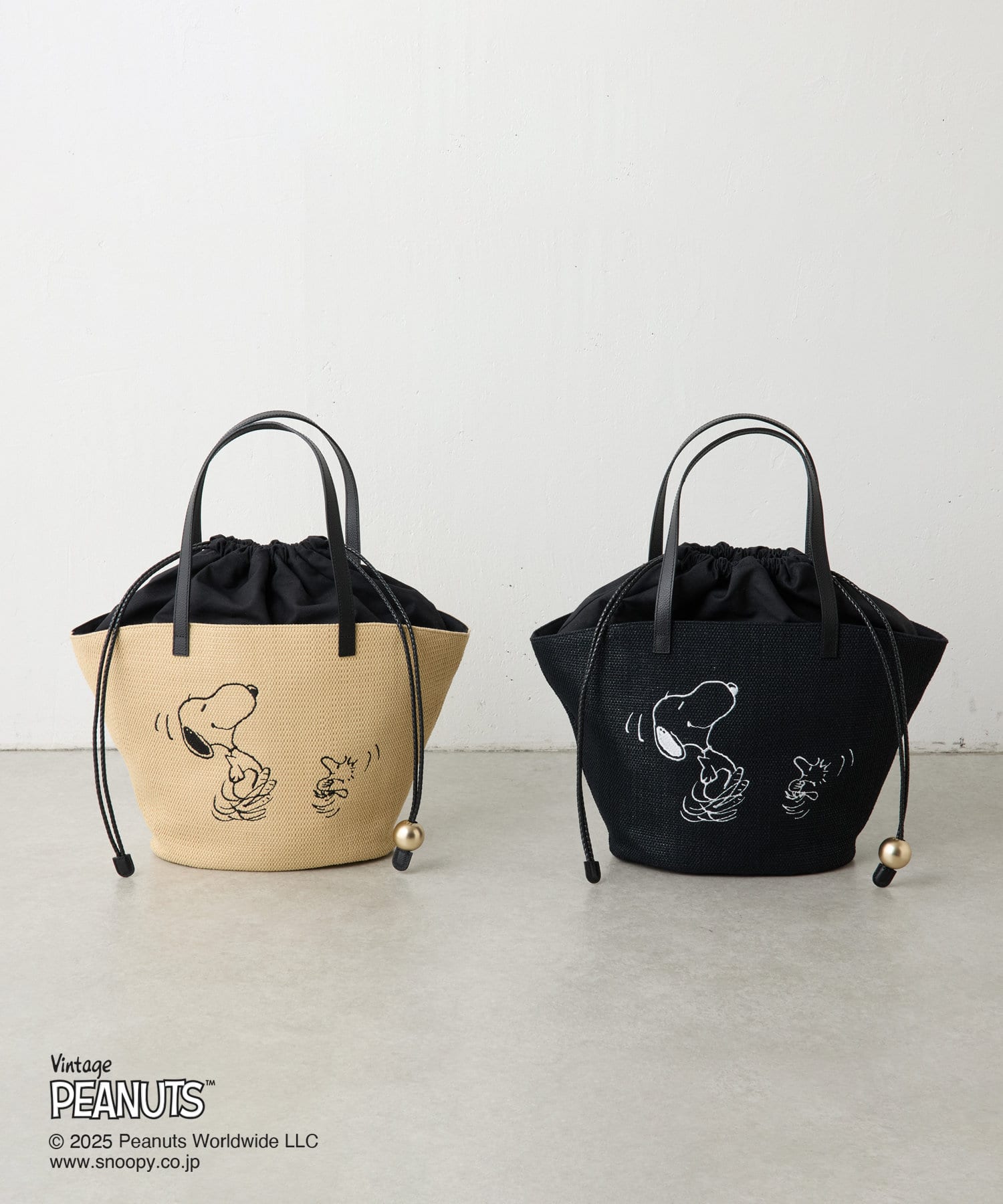 【新古品ほぼ未使用】russet スヌーピートートバッグ PEANUTS×russetコラボ】スヌーピープリントビッグトートバッグ