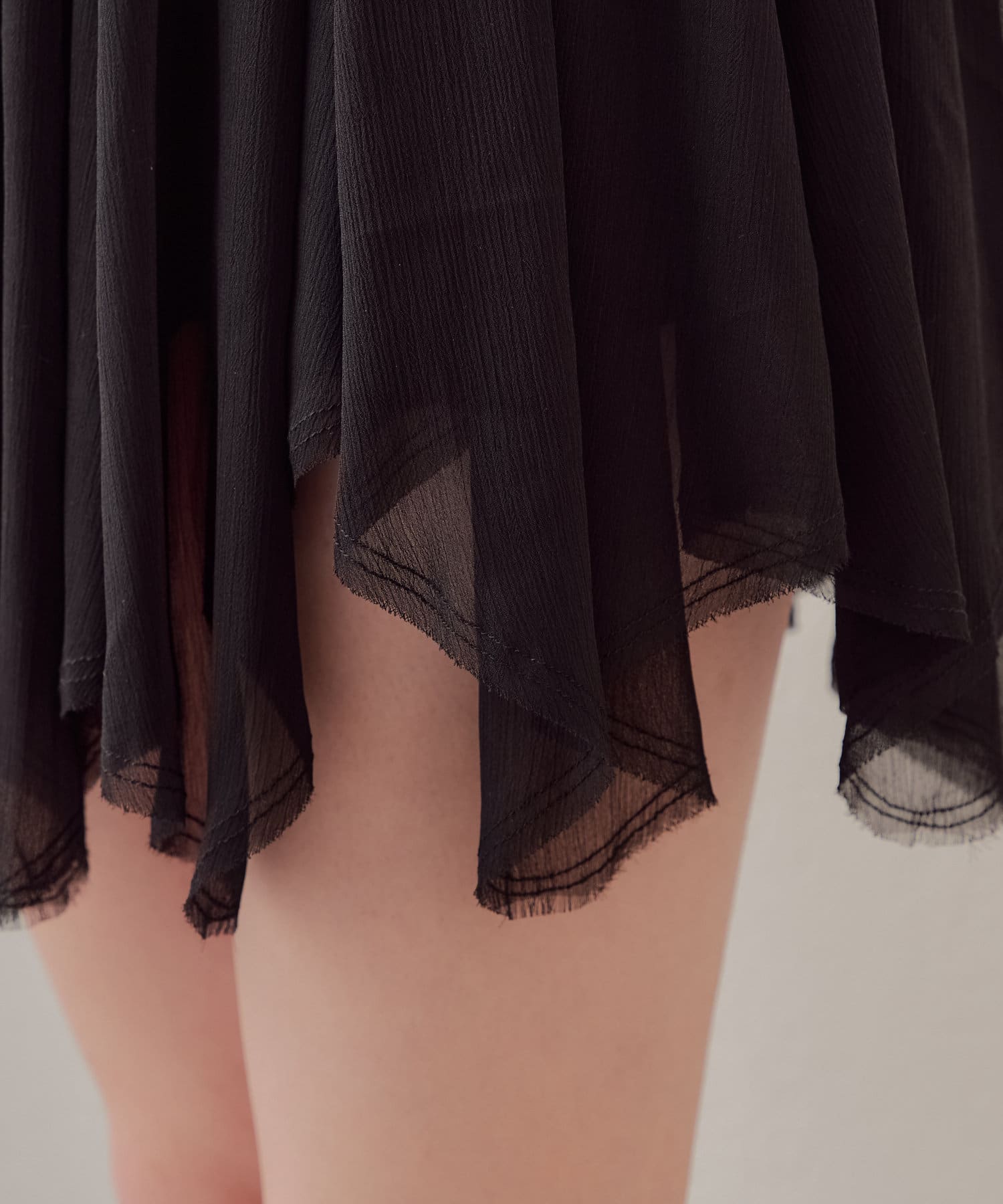 OUTLET(アウトレット) 【Chico】ティアードラッフルスカート