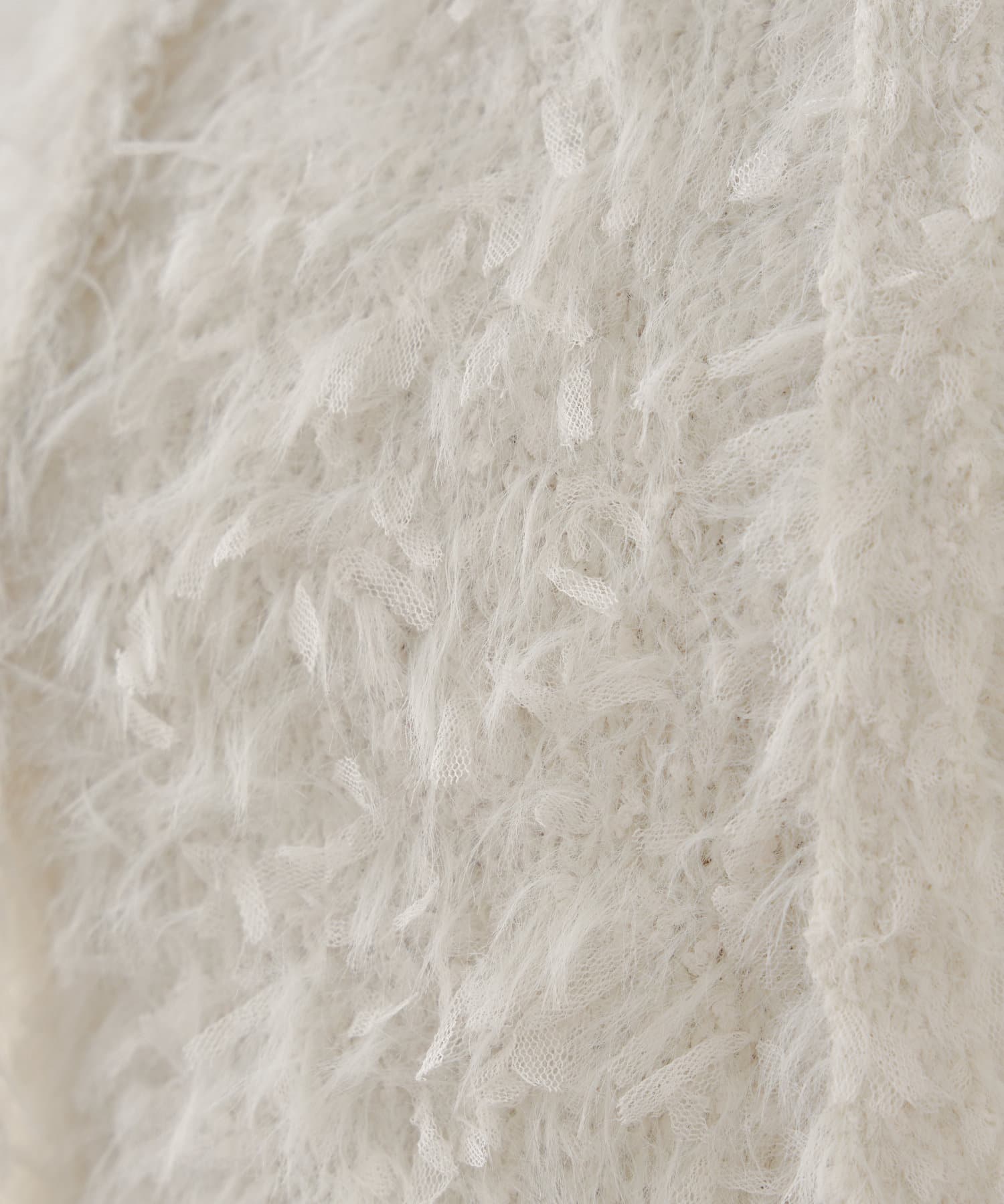 OUTLET(アウトレット) 【Chico】リボンフェザー半袖ニット